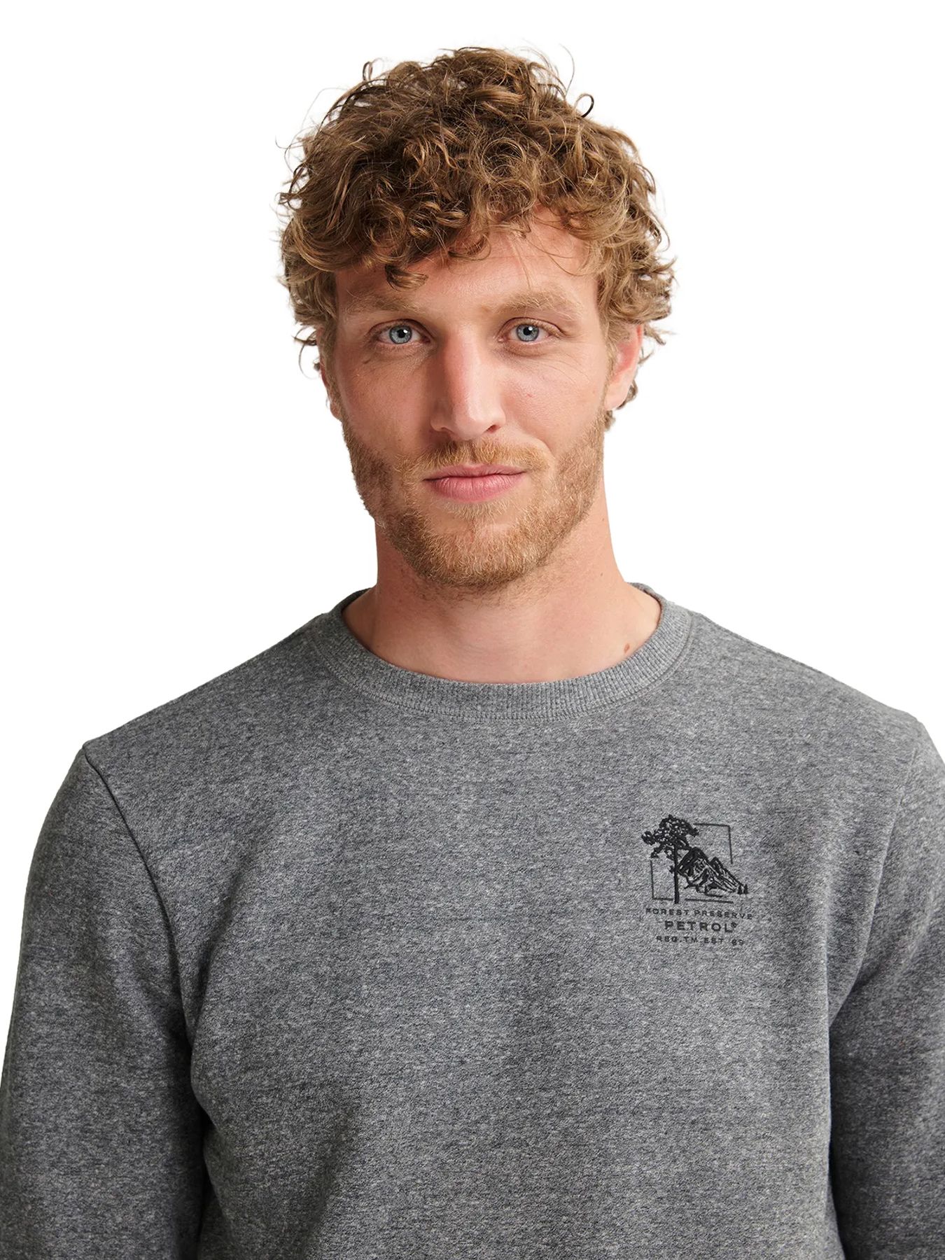 Petrol Industries Men Sweater Round Neck 9112 gunmetal 2900159591061
