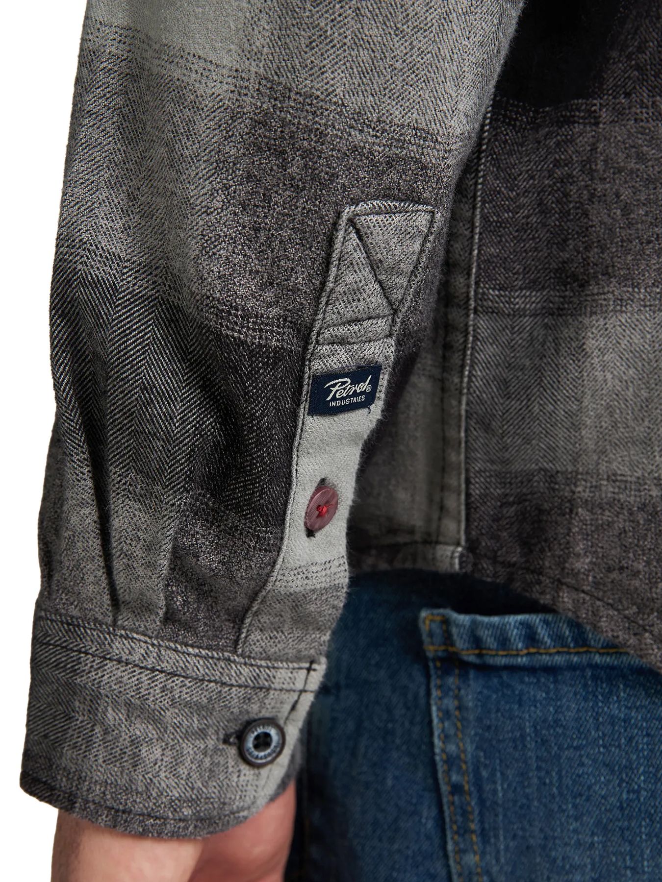 Petrol Industries Men Shirt Long Sleeve Check 9111 deep black 2900159594062