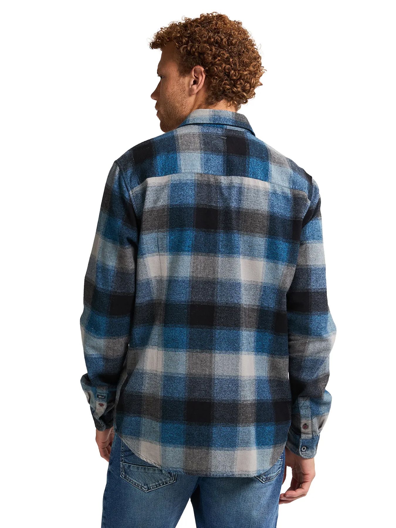 Petrol Industries Men Shirt Long Sleeve Check 5190 indie blue 2900159593065 Petrol Industries Men Shirt Long Sleeve Check 5190 indie blue 2900159593065