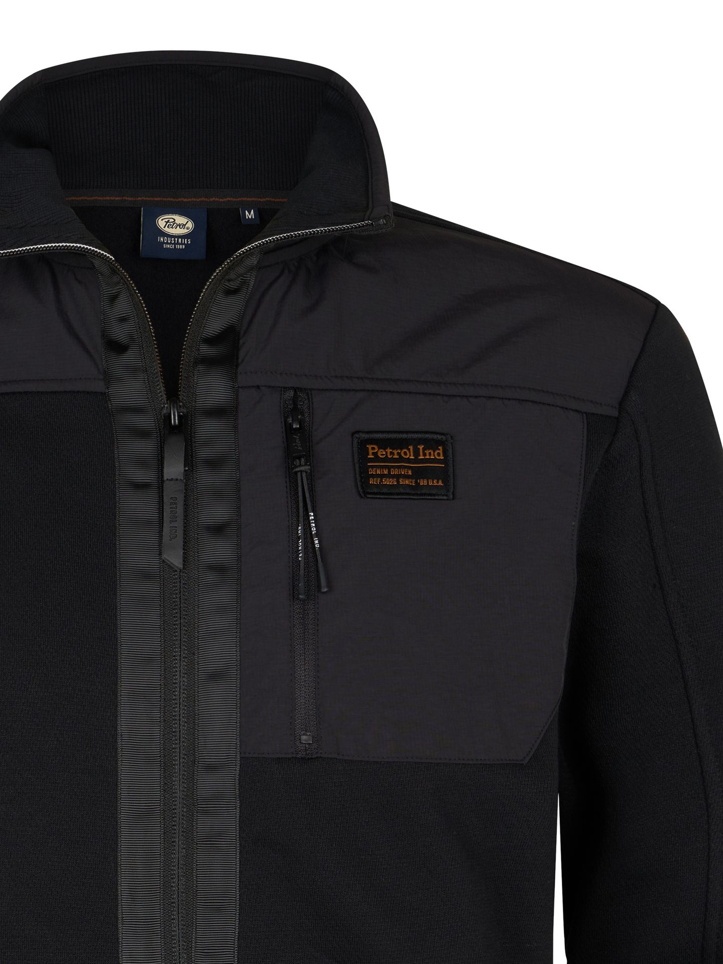 Petrol Industries Men Sweater Collar Zip 9111 deep black 2900159598060