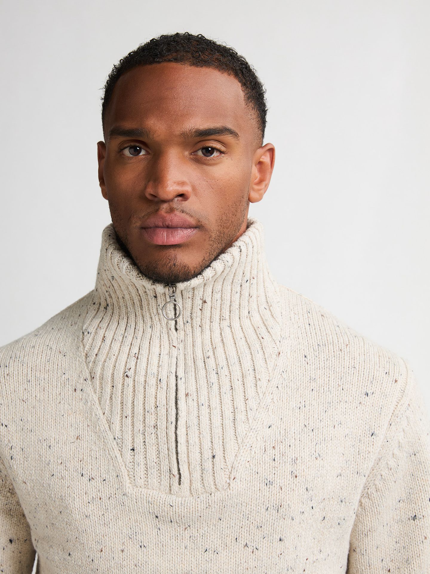 Petrol Industries Men Knitwear Collar 0009 antique white melee 2900159602088