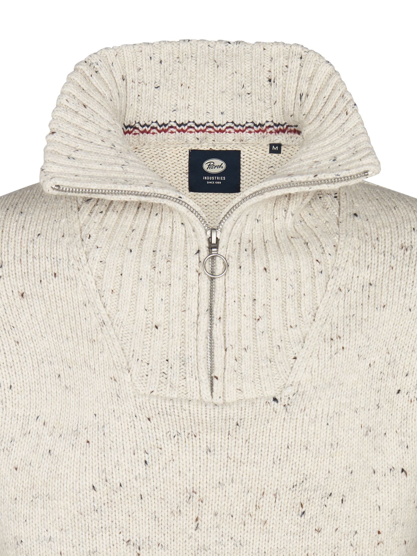 Petrol Industries Men Knitwear Collar 0009 antique white melee 2900159602088