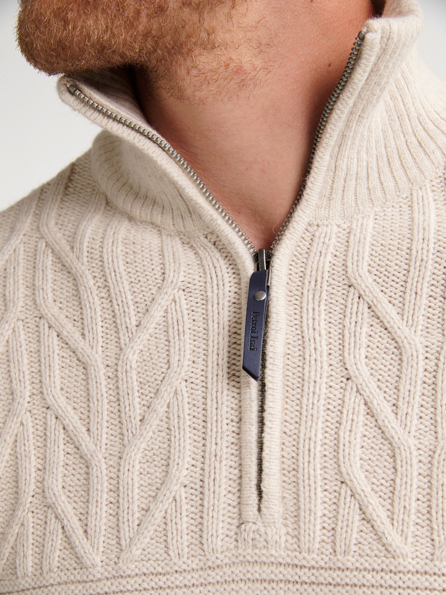 Petrol Industries Men Knitwear Collar 1108 raw sand 2900159604068