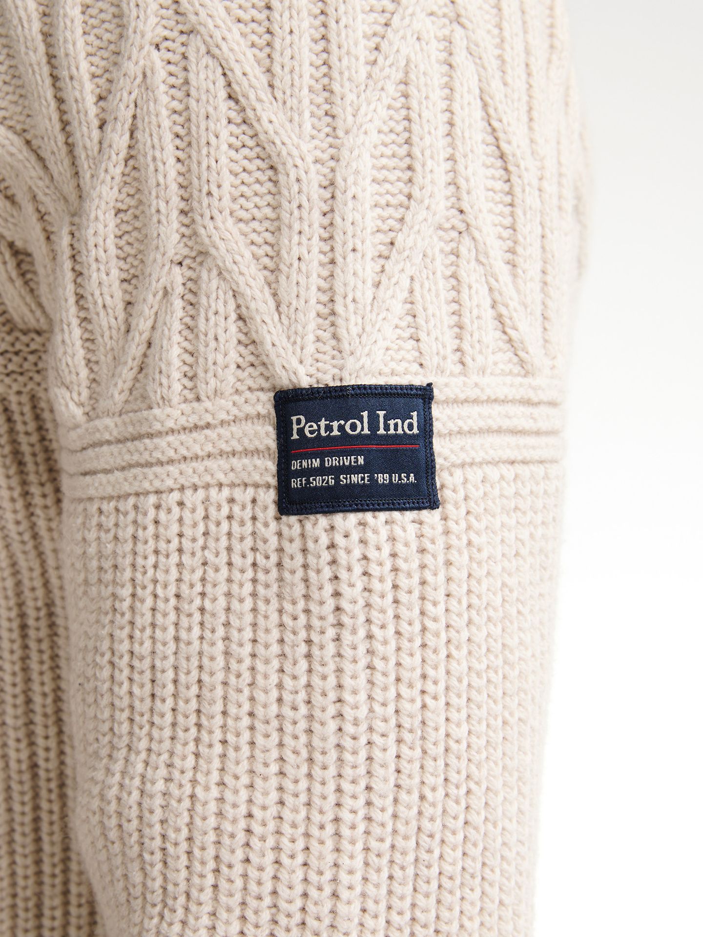 Petrol Industries Men Knitwear Collar 1108 raw sand 2900159604068