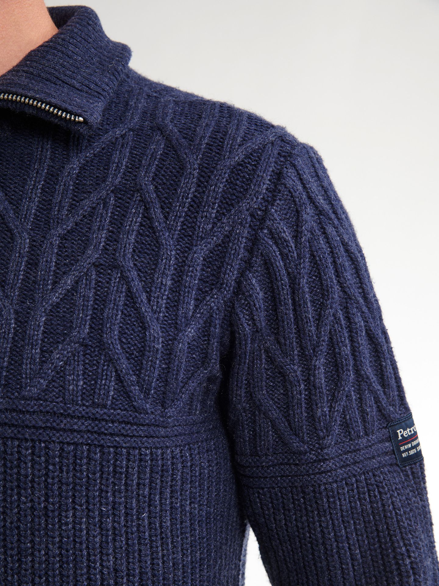 Petrol Industries Men Knitwear Collar 5090 deep capri 2900159605065