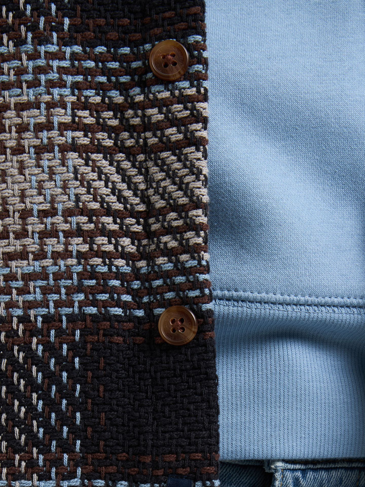 Petrol Industries Men Shirt Long Sleeve Check 9038 light grey melee 2900159606093