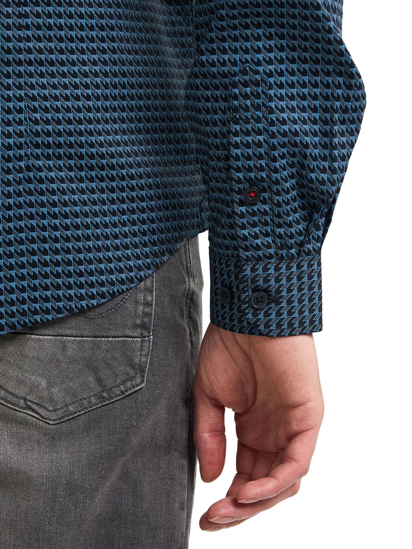 Petrol Industries Men Shirt Long Sleeve AOP 5190 indie blue 2900159607045 Petrol Industries Men Shirt Long Sleeve AOP 5190 indie blue 2900159607045