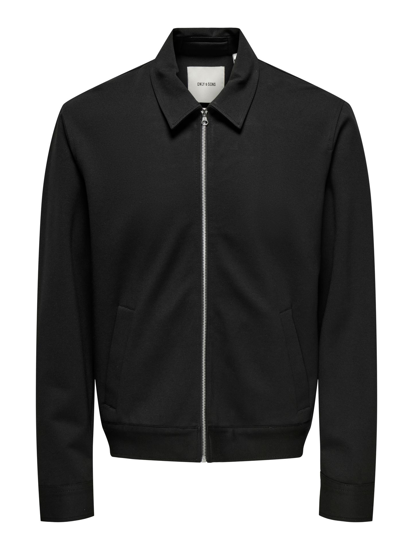 Only & Sons ONSJAKES 0339 REG ZIP OVERSHR FRML Black 00114863-EKA26011400000174