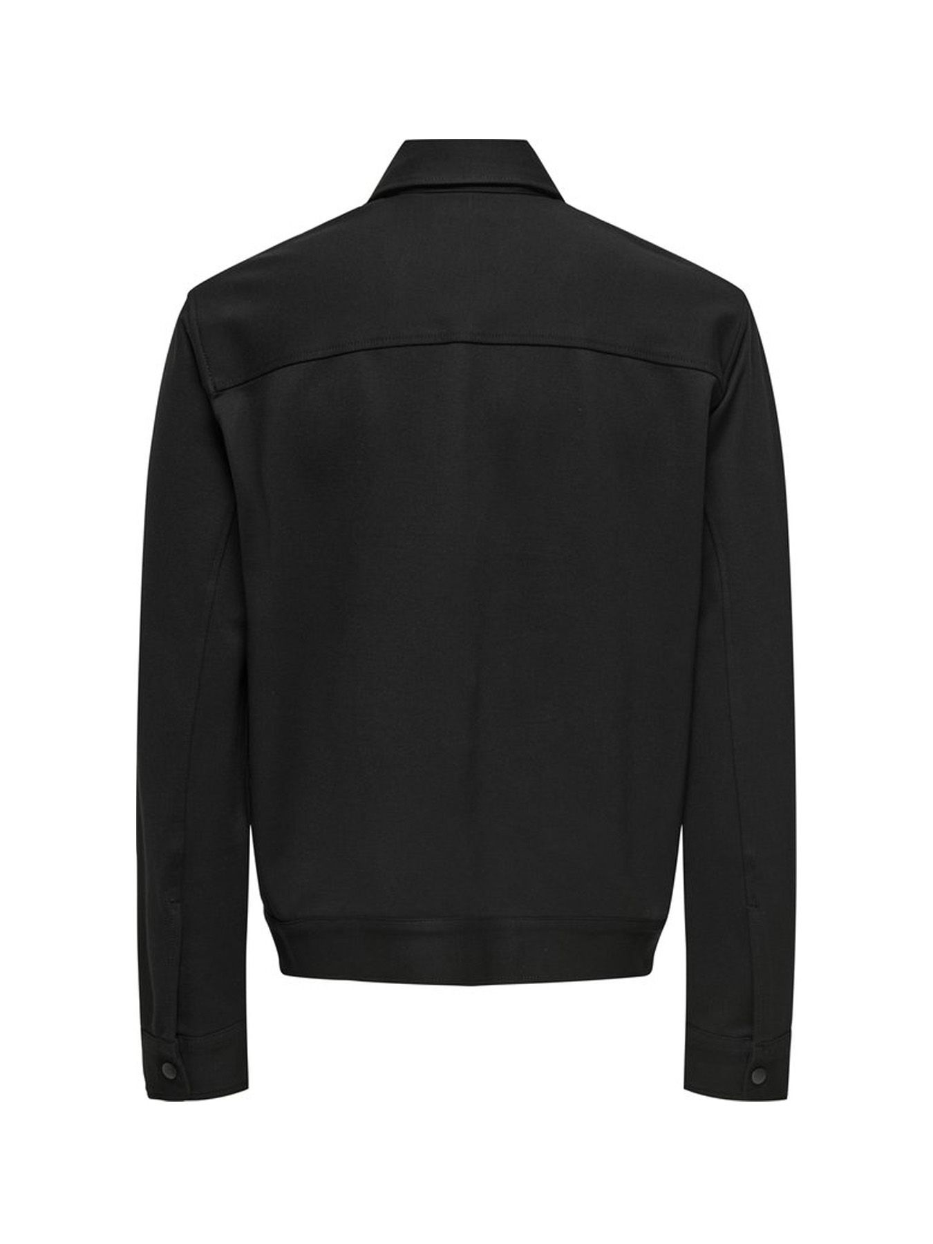 Only & Sons ONSJAKES 0339 REG ZIP OVERSHR FRML Black 2900159613046