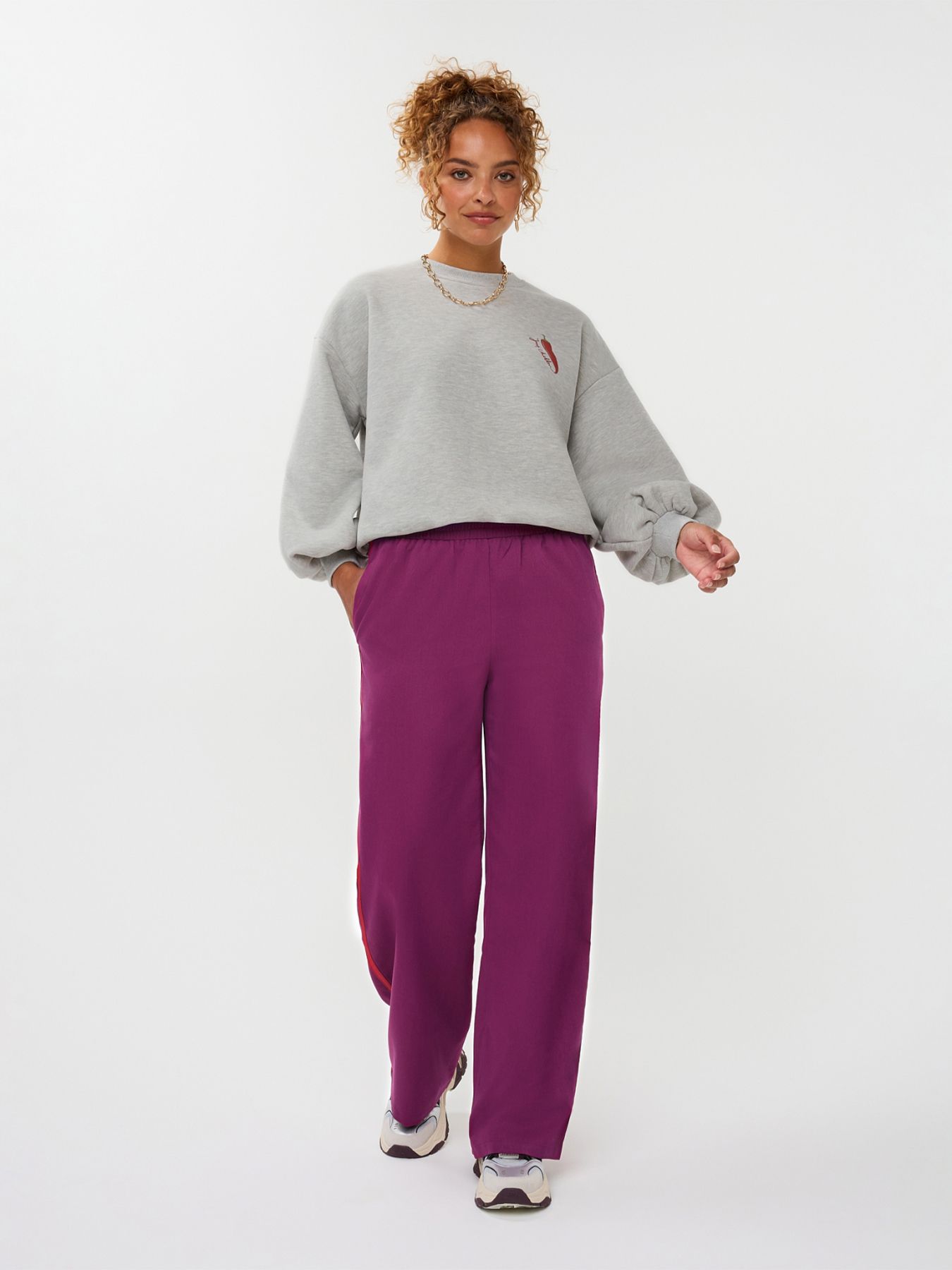 Ydence Sweater just chillin Grey Melange 2900159623076 Ydence Sweater just chillin Grey Melange 2900159623076