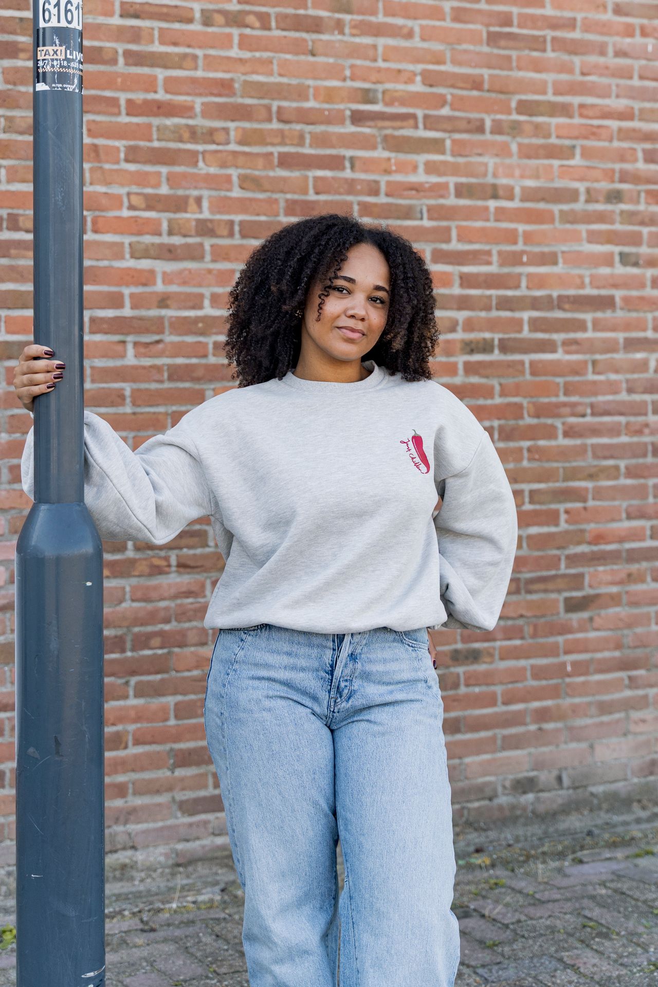 Ydence Sweater just chillin Grey Melange 2900159623076 Ydence Sweater just chillin Grey Melange 2900159623076
