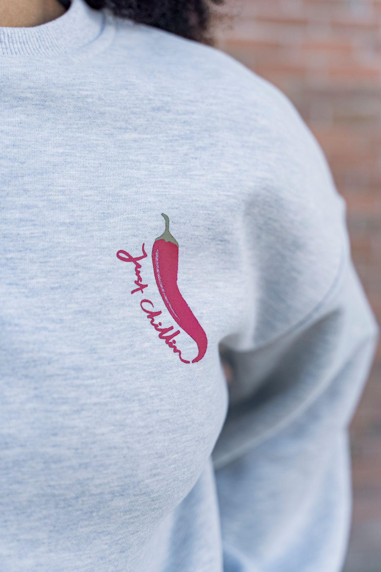 Ydence Sweater just chillin Grey Melange 2900159623076 Ydence Sweater just chillin Grey Melange 2900159623076