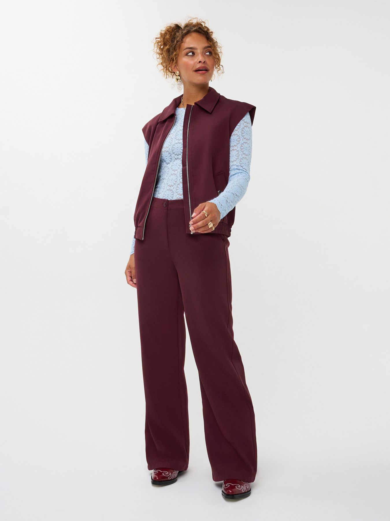Ydence Pants Solange Burgundy 2900159625063 Ydence Pants Solange Burgundy 2900159625063