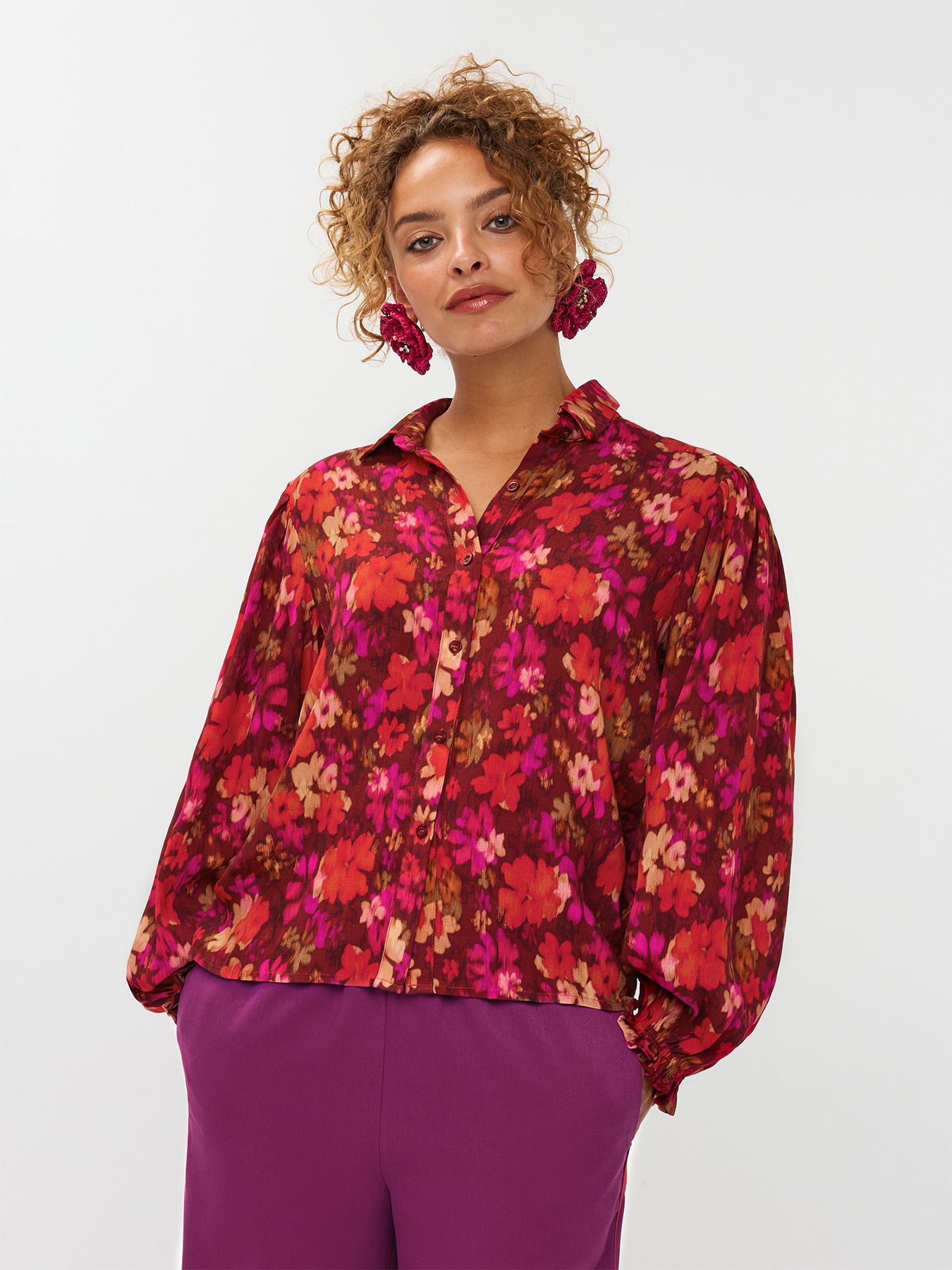 Ydence Blouse Alyssa Multi flower 00114870-1078