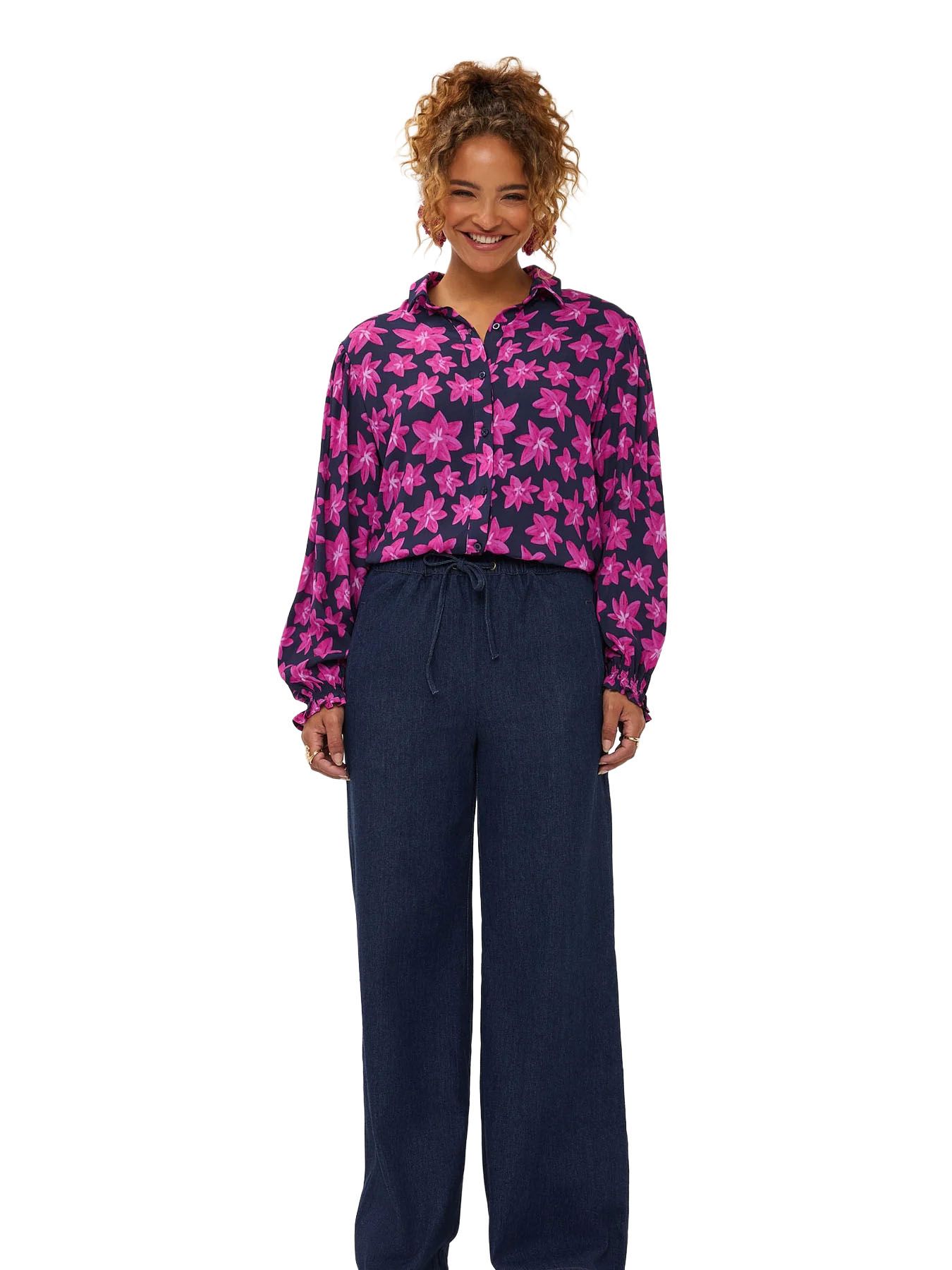 Ydence Blouse Alyssa Navy 2900161818064 Ydence Blouse Alyssa Navy 2900161818064