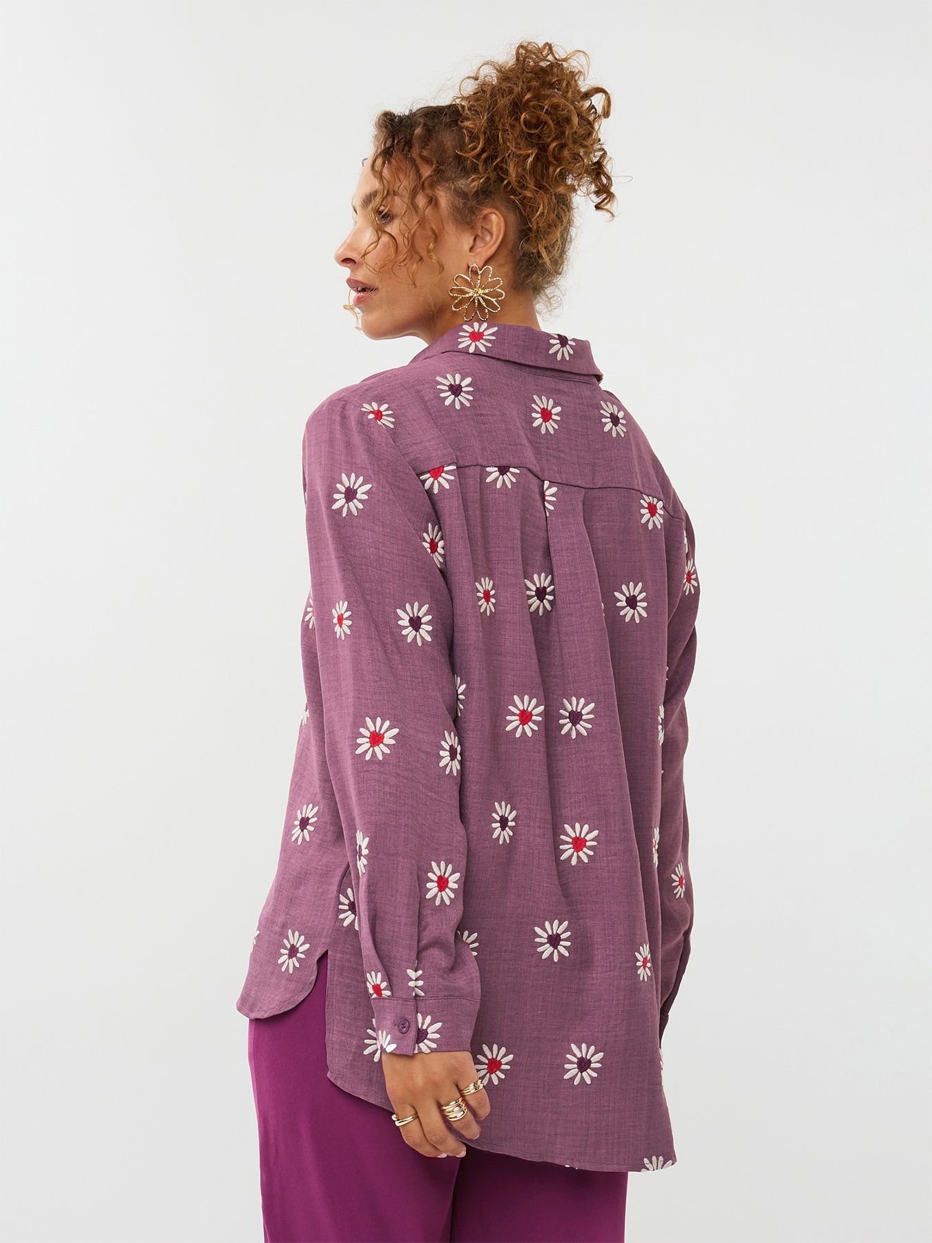 Ydence Blouse Gabia mauve 2900159629047 Ydence Blouse Gabia mauve 2900159629047