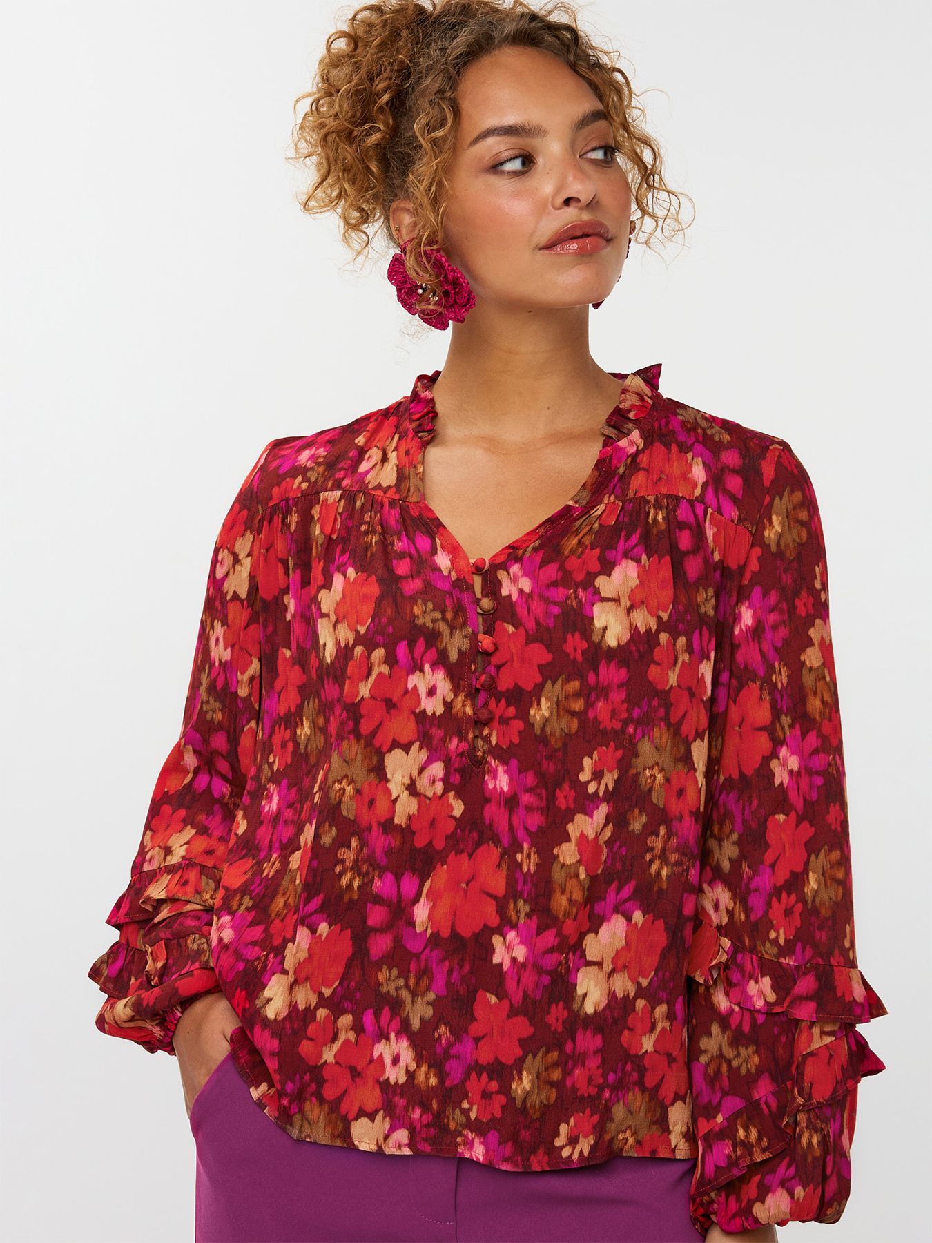 Ydence Blouse Ellie Multi flower 2900159631033 Ydence Blouse Ellie Multi flower 2900159631033