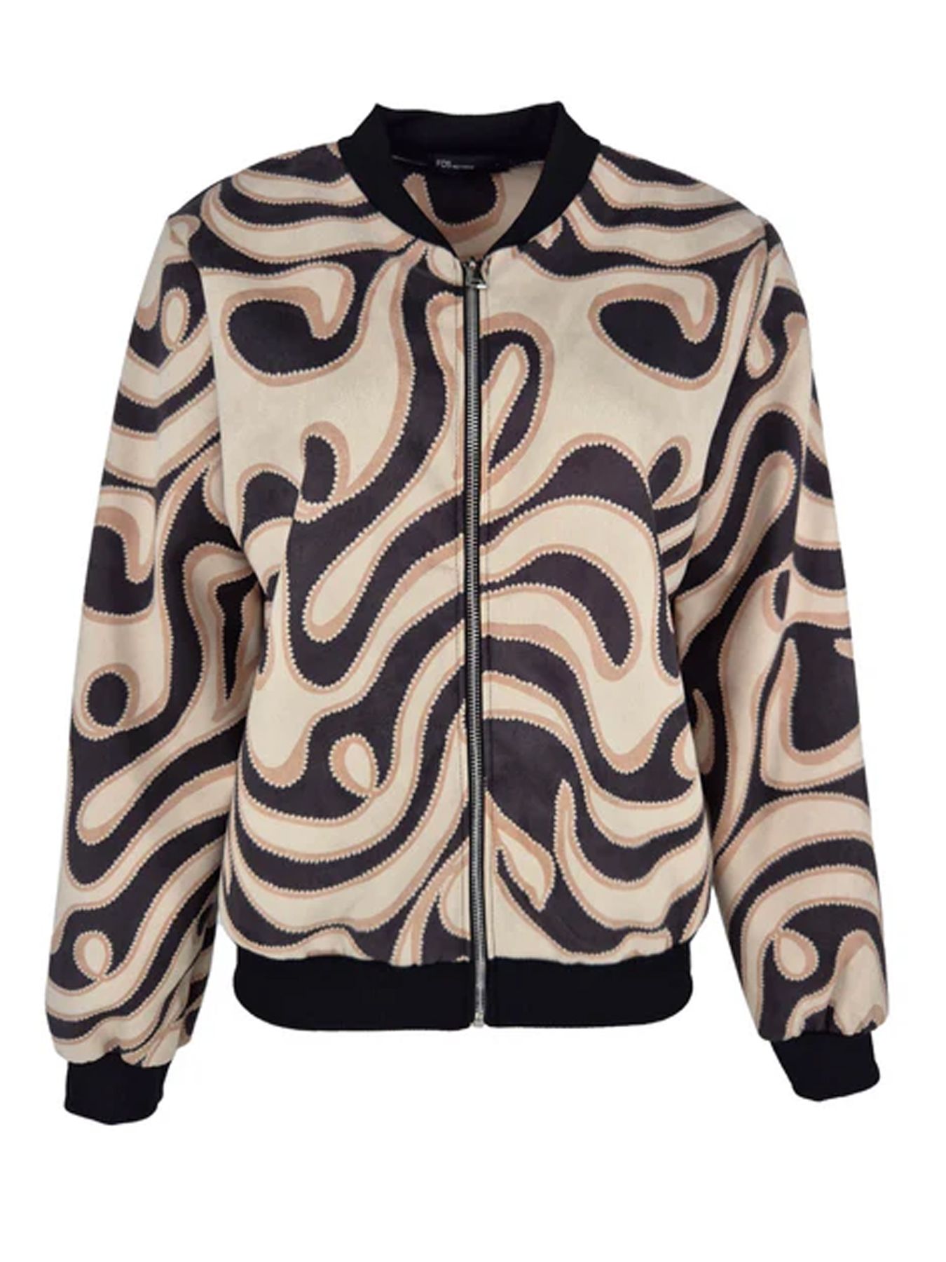 Fos Fashion 7569 Bambi dot lines Zwart 2900159635079
