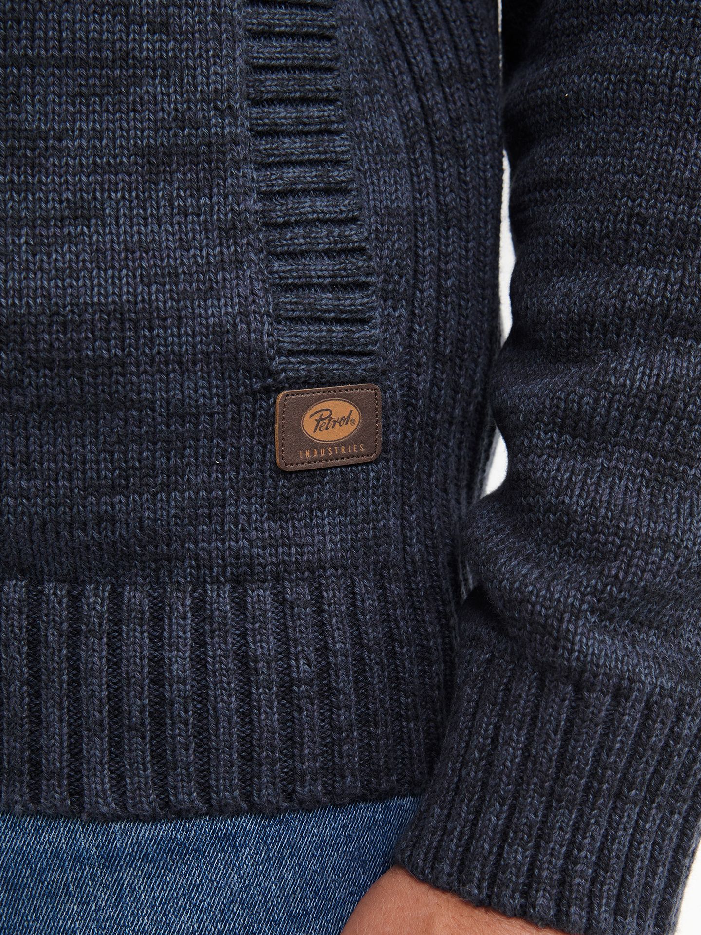 Petrol Industries Men Knitwear Collar Cardigan 5092 royal navy 2900159637073