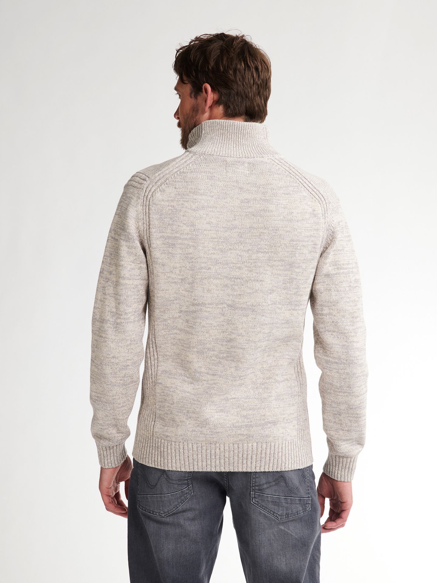 Petrol Industries Men Knitwear Collar 0009 antique white melee 2900159639060