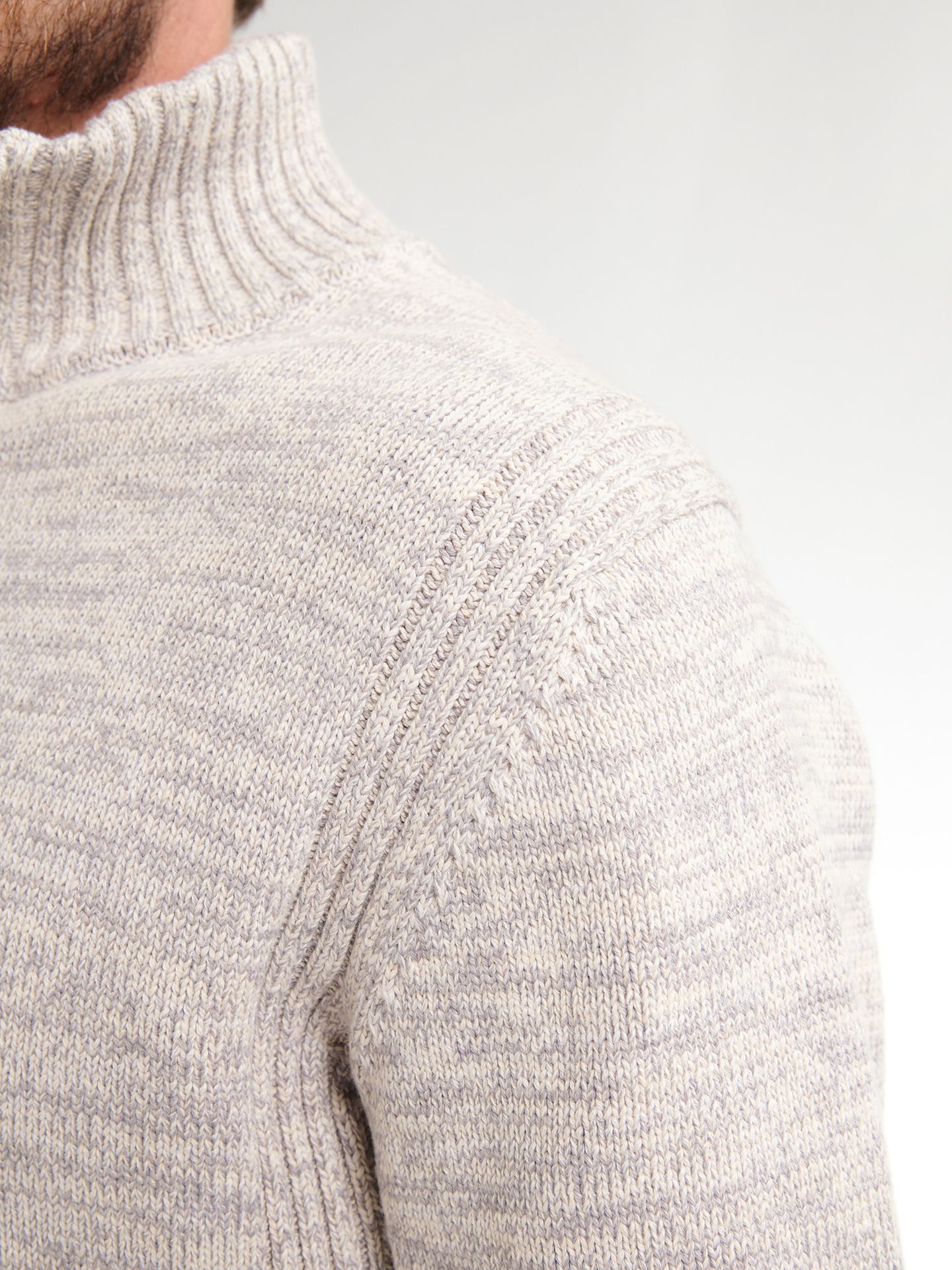 Petrol Industries Men Knitwear Collar 0009 antique white melee 2900159639060