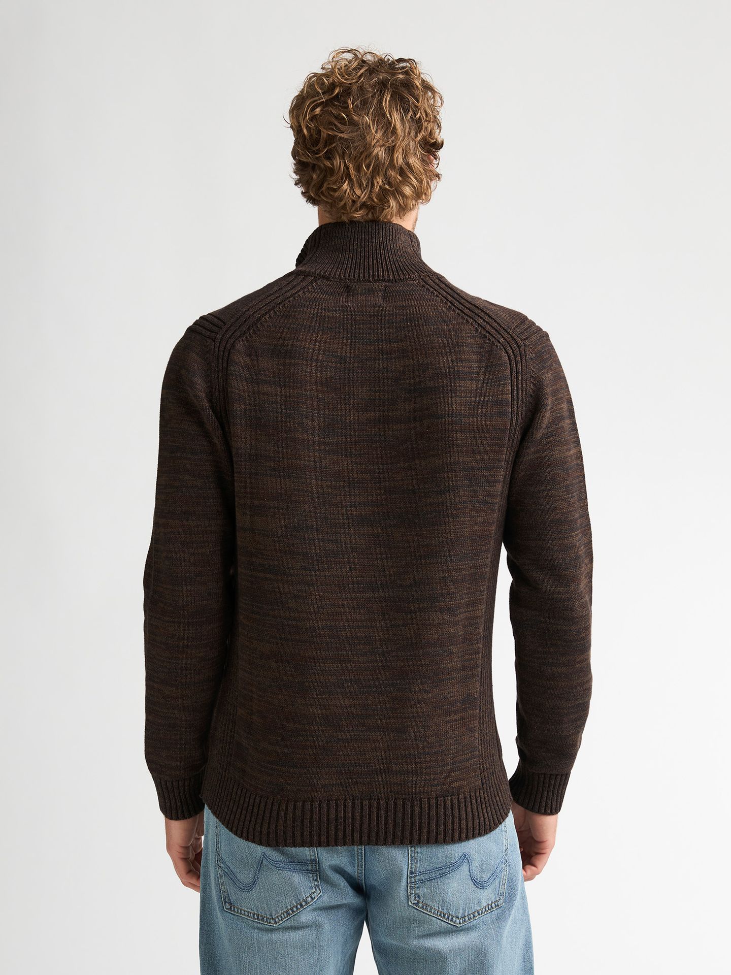 Petrol Industries Men Knitwear Collar 7156 Cedar Brown 2900170170092