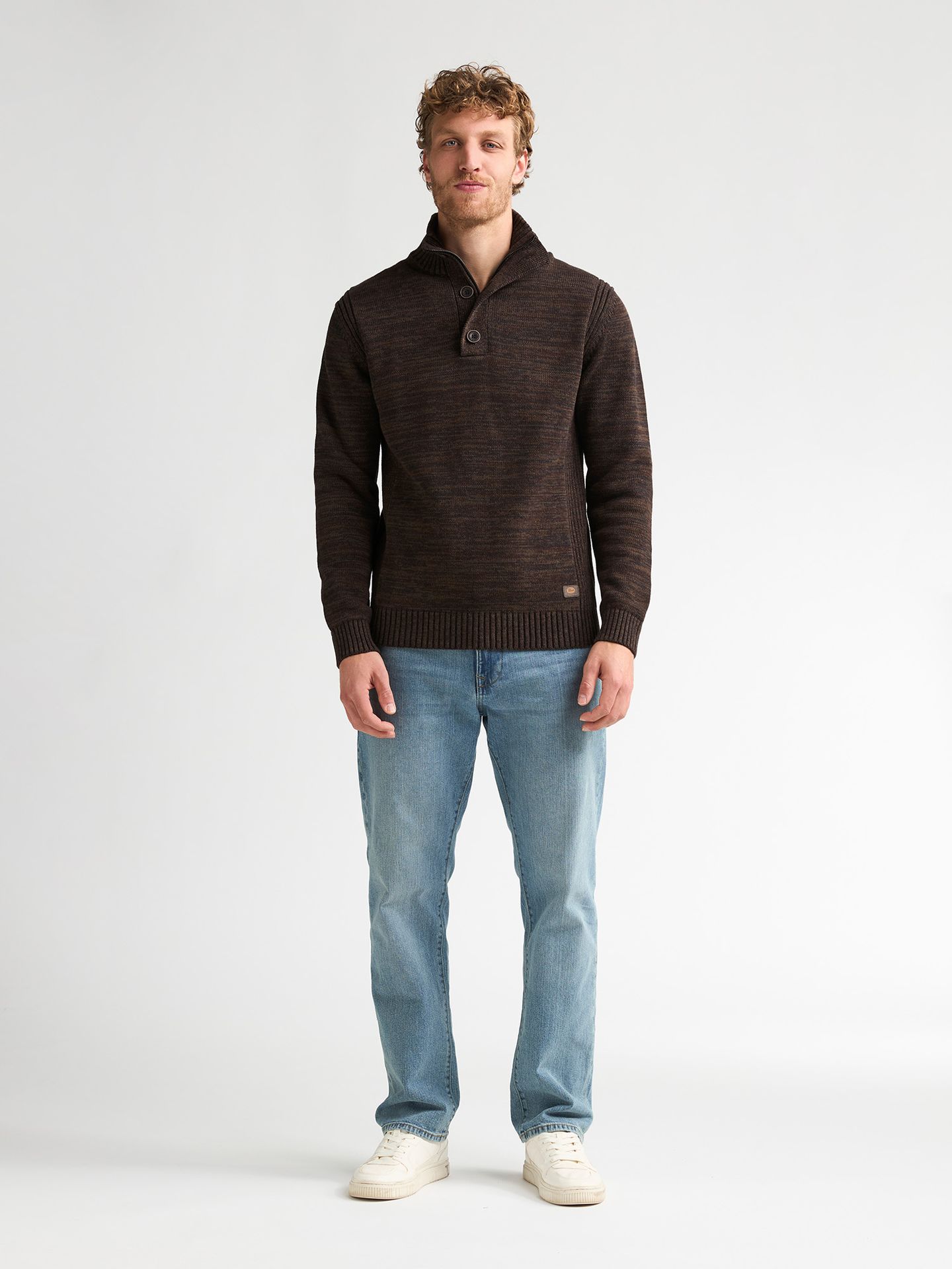 Petrol Industries Men Knitwear Collar 7156 Cedar Brown 2900170170092