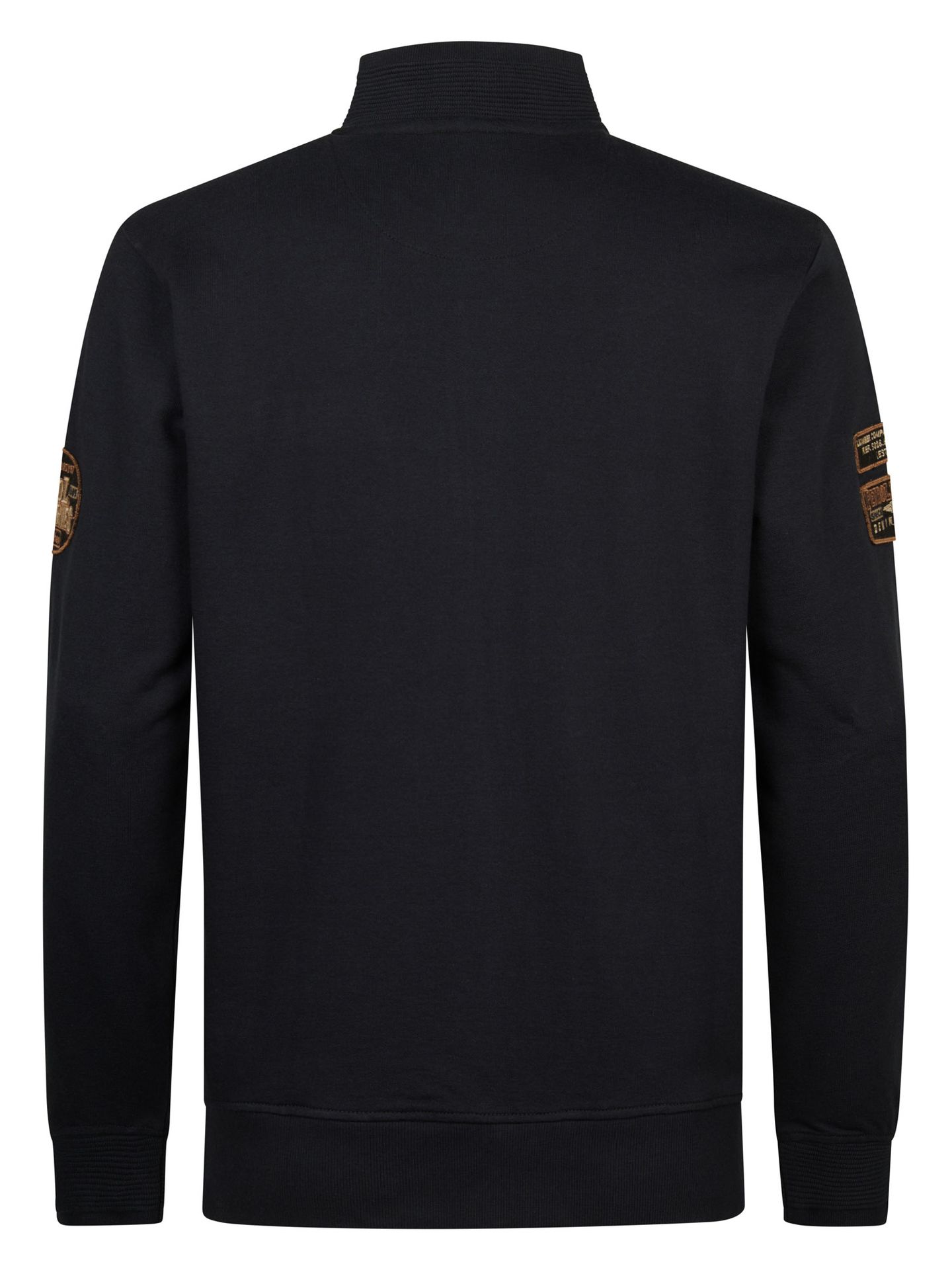 Petrol Industries Men Sweater Collar Zip 9111 deep black 2900159643074