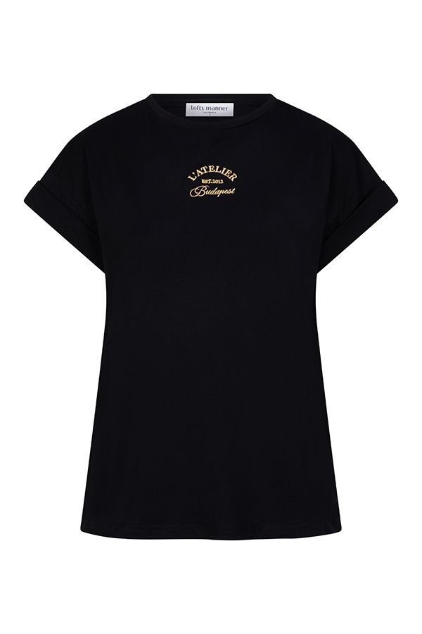 Lofty Manner T-shirt Monika 600 black 00114882-EKA26013300000017