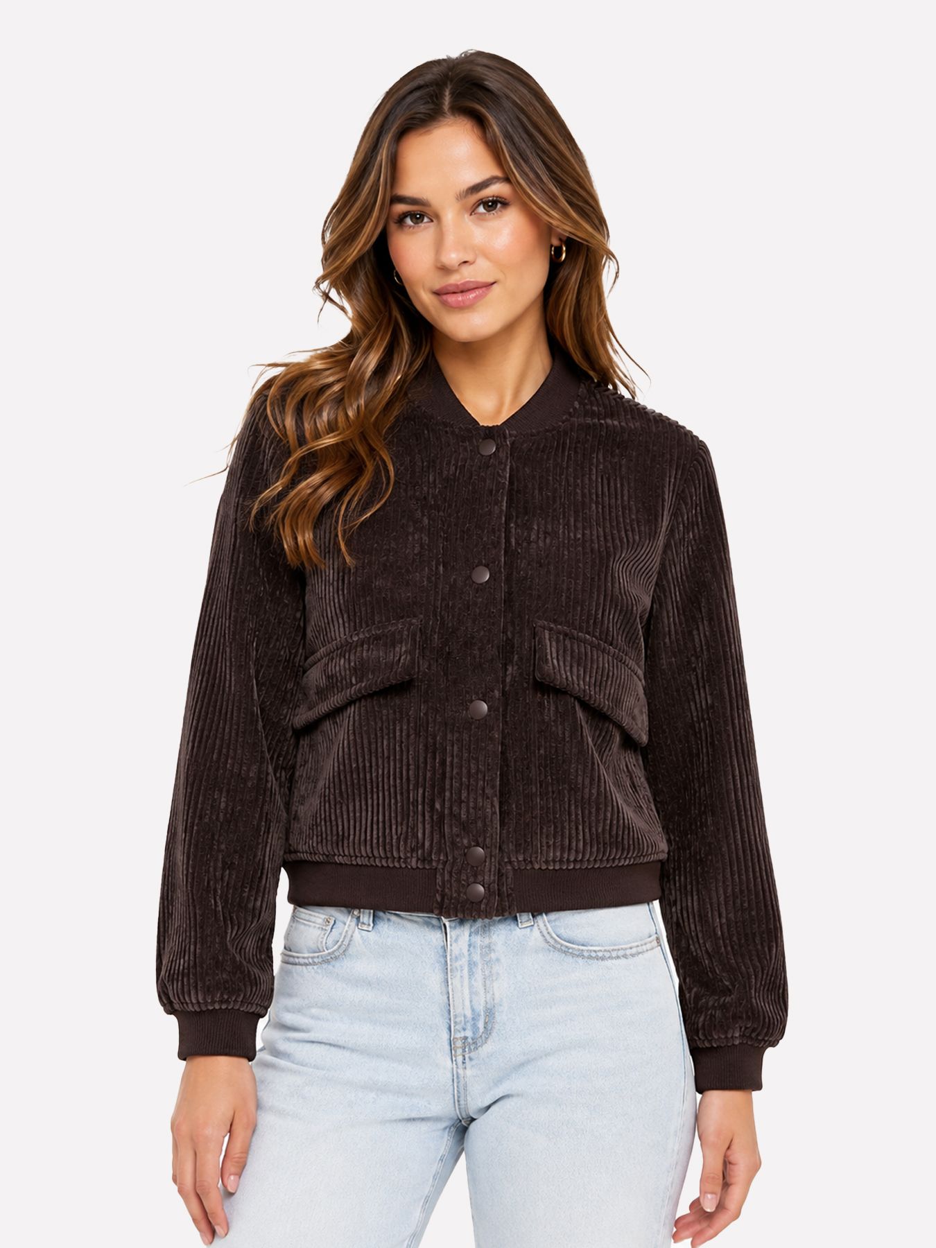 Vero Moda VMRAINIE AMALA SHORT JACKET Chocolate Torte 00114895-EKA26011400003061