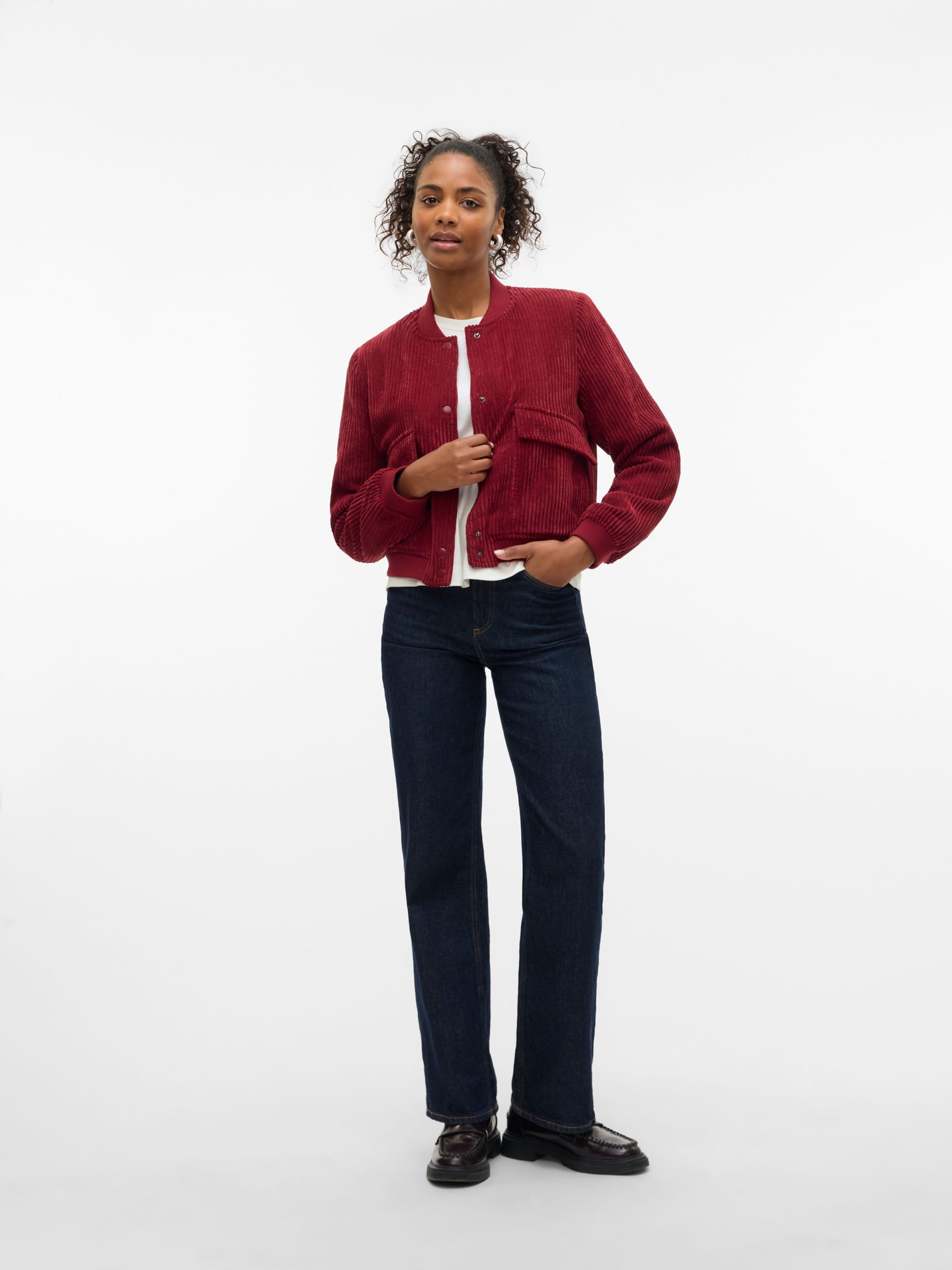 Vero Moda VMRAINIE AMALA SHORT JACKET Syrah 2900159708049