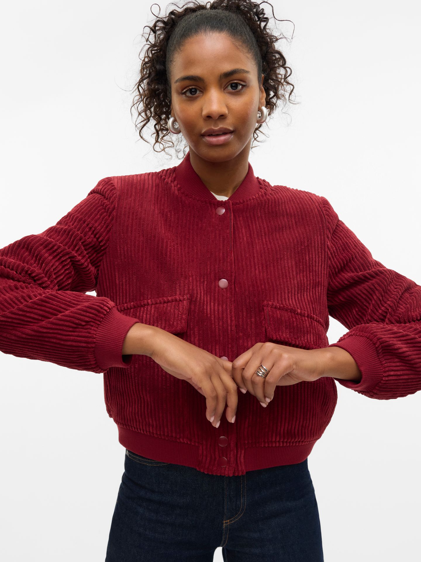 Vero Moda VMRAINIE AMALA SHORT JACKET Syrah 2900159708049