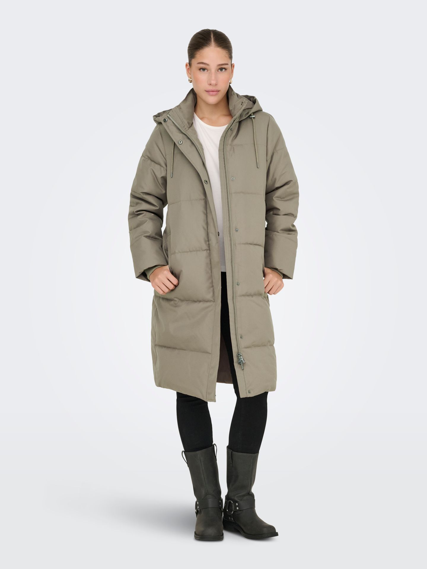 Only ONLIRENE PUFFER COAT LIFE OTW NOOS Walnut 2900160251046