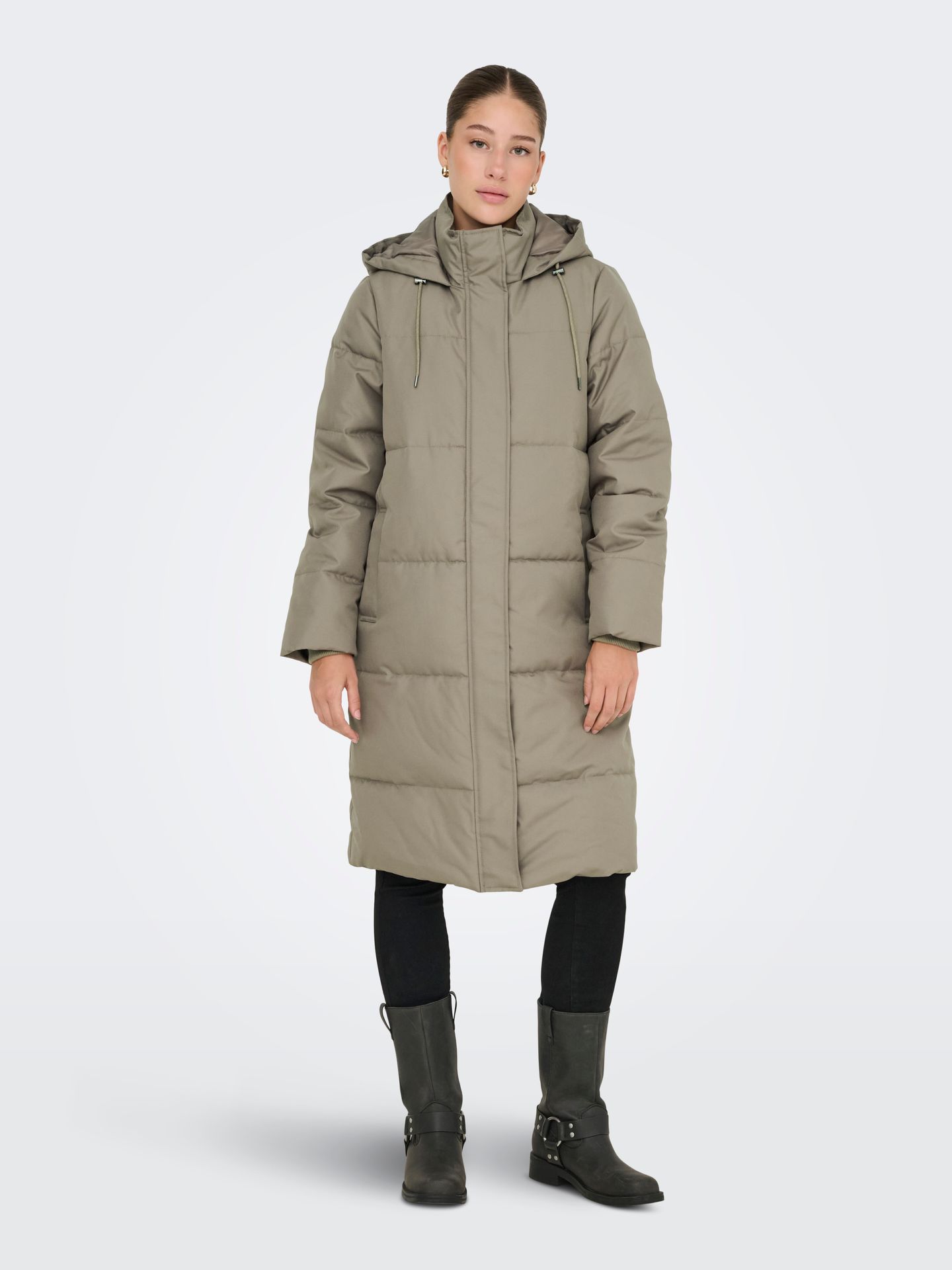 Only ONLIRENE PUFFER COAT LIFE OTW NOOS Walnut 2900160251046