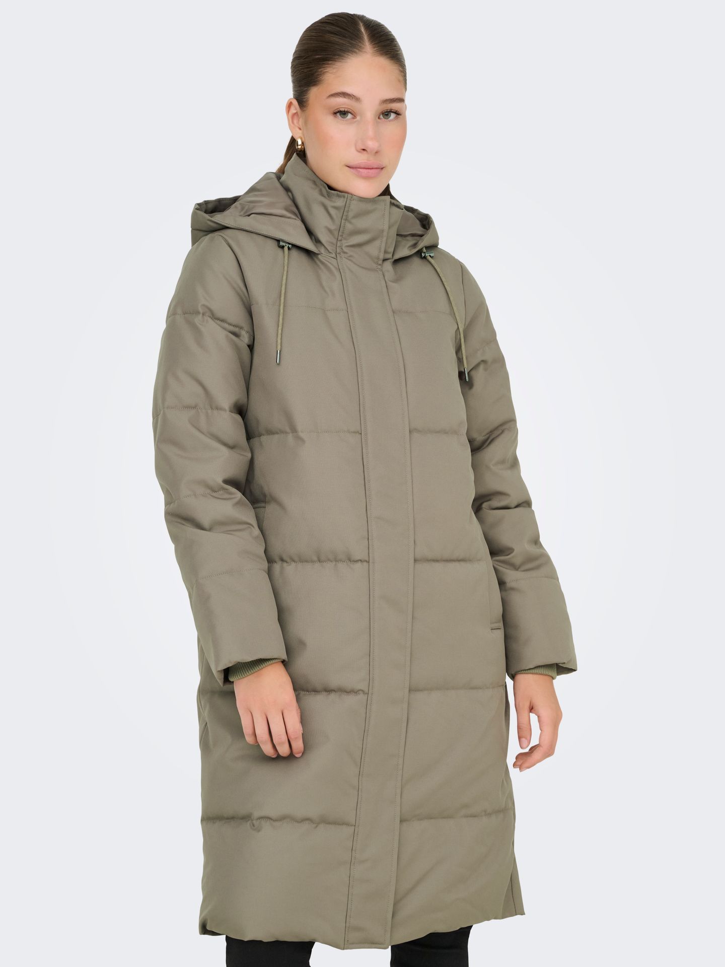 Only ONLIRENE PUFFER COAT LIFE OTW NOOS Walnut 00114897-EKA26011400000945