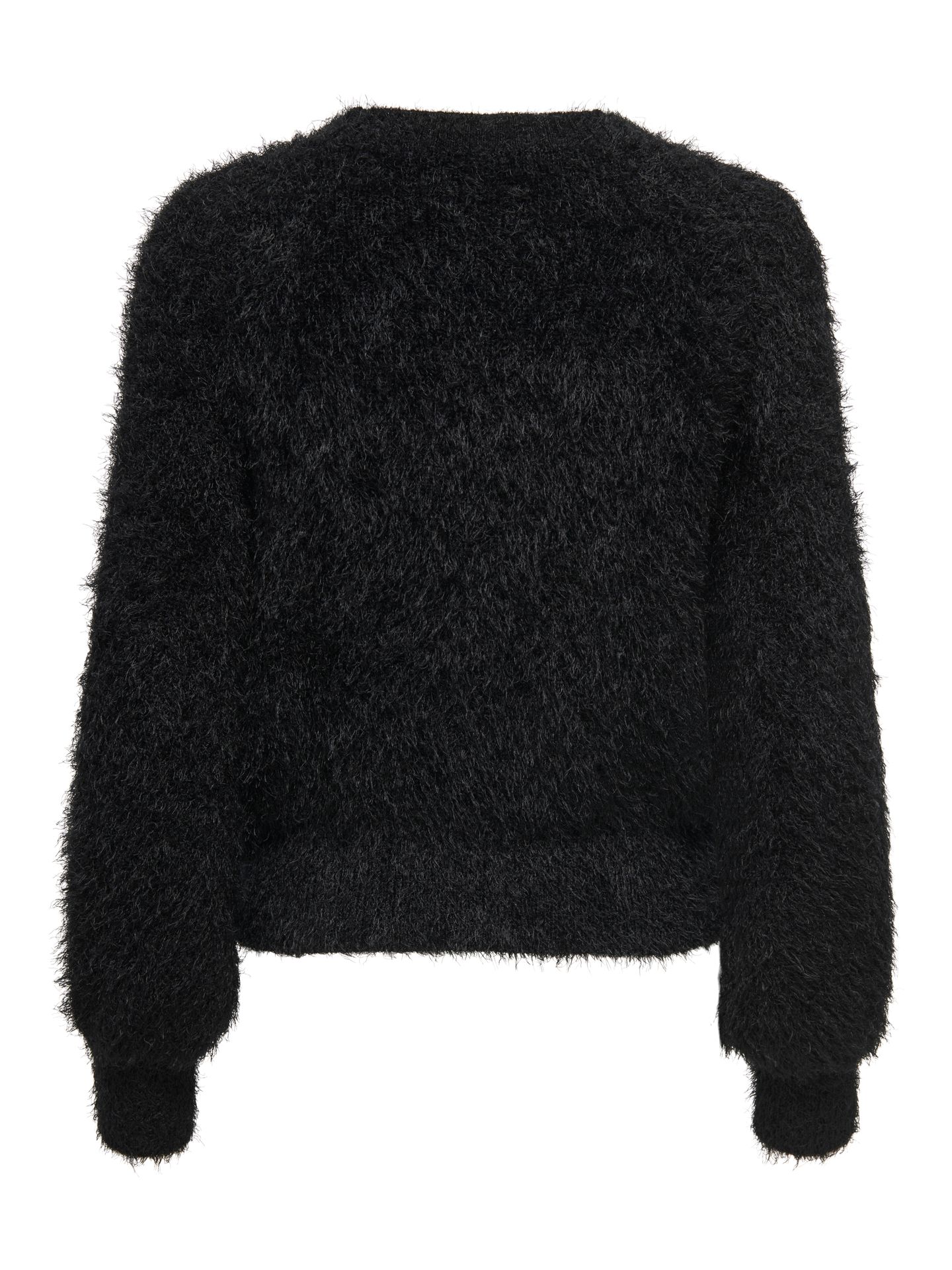 Only ONLLULU LS RIB SHORT O-NECK CC KNT Black 2900159674047