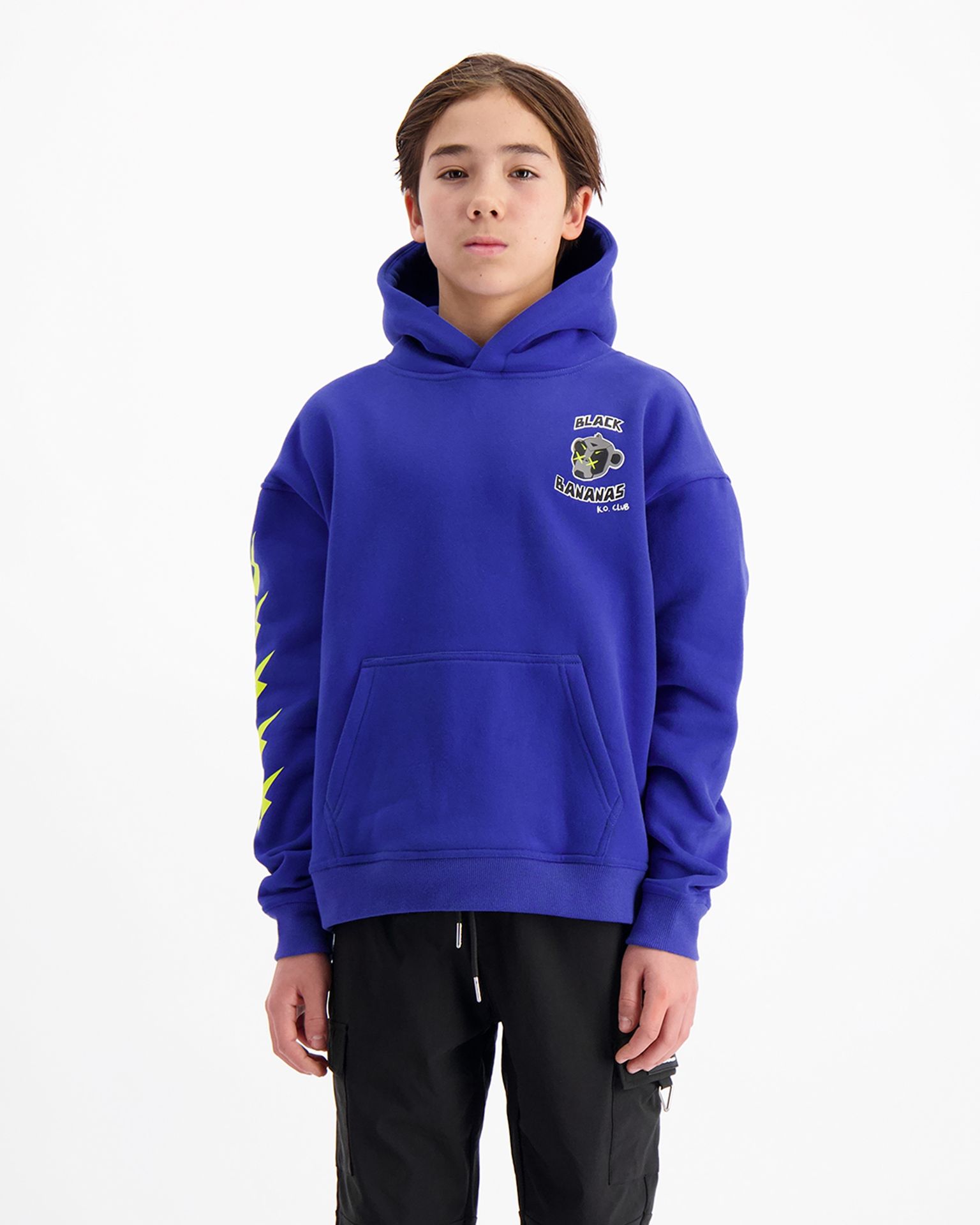 Black Bananas Kids Ko club hoodie Blue 00114907-5020