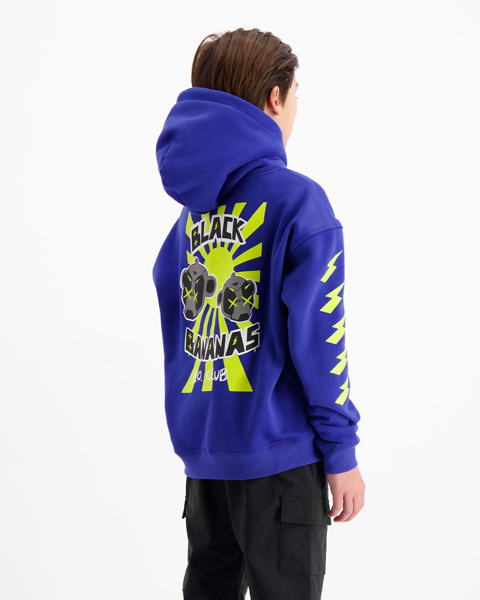 Black Bananas Kids Ko club hoodie Blue 00114907-5020