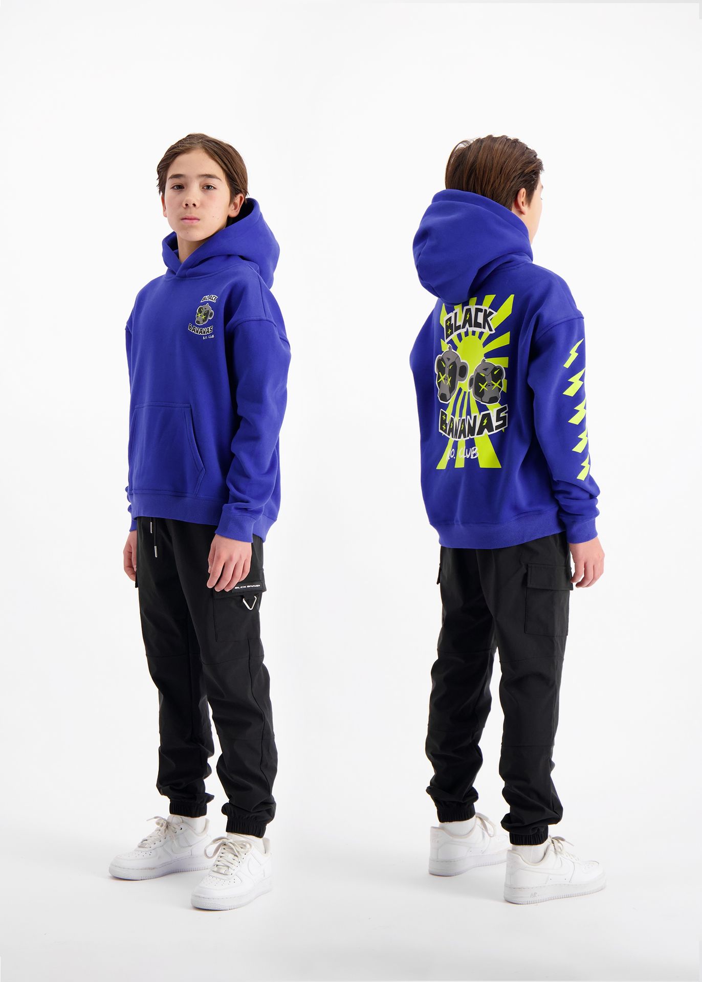 Black Bananas Kids Ko club hoodie Blue 2900159692010