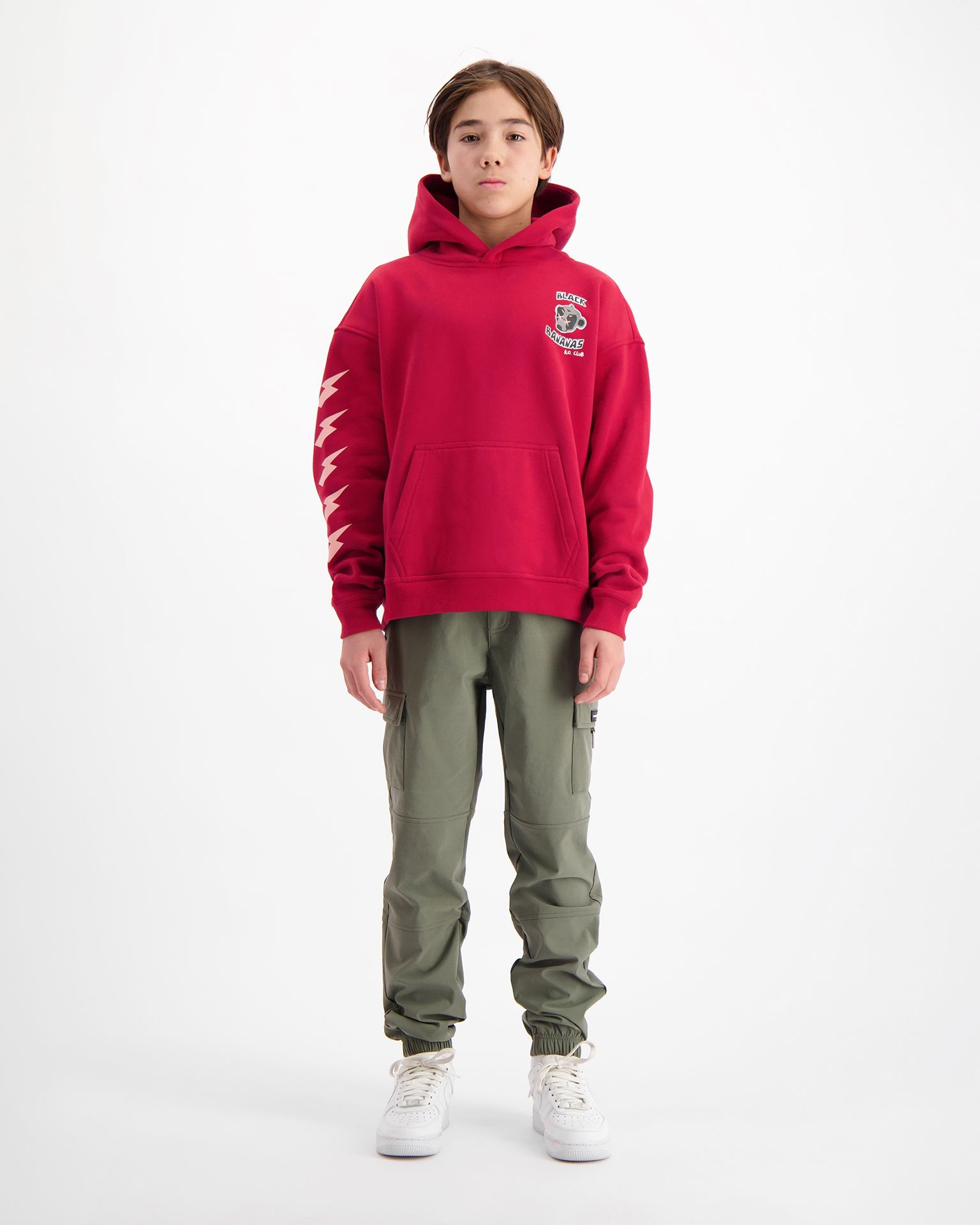 Black Bananas Kids Ko club hoodie red 2900159691051
