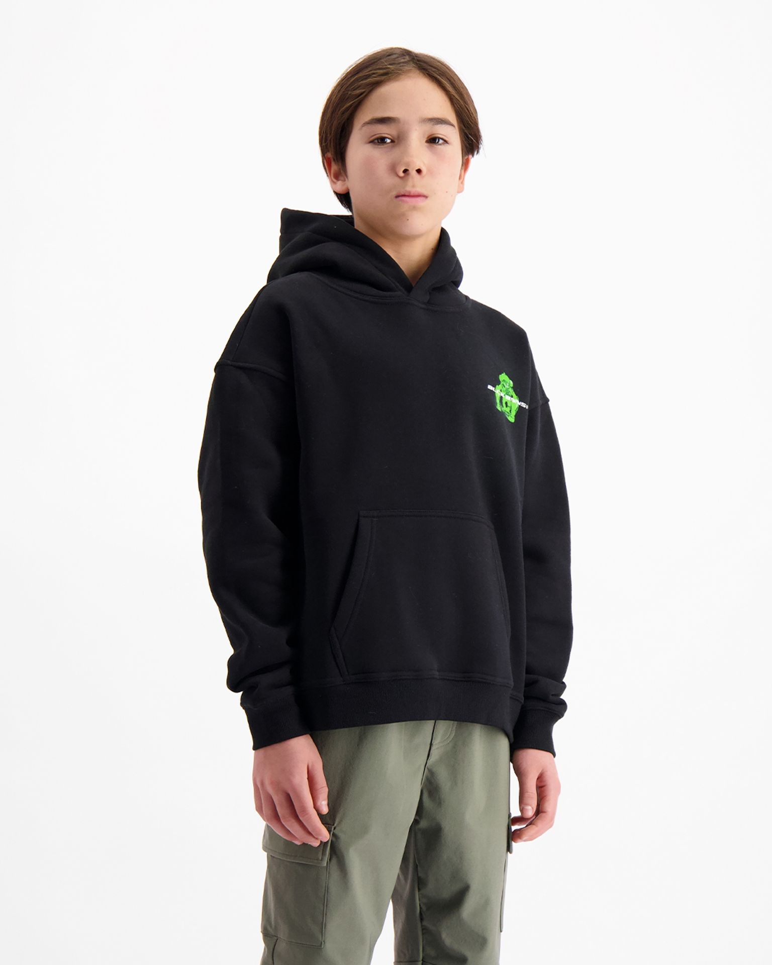 Black Bananas Kids action figure hoodie Black 00114910-BLC