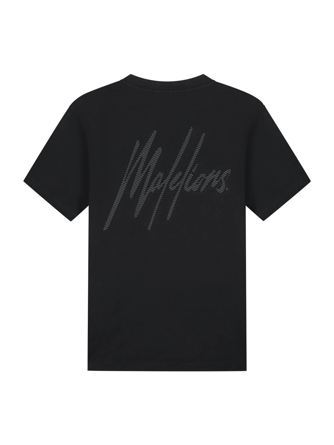 Malelions Men striped signature t-shirt 02A Black 2900159704065