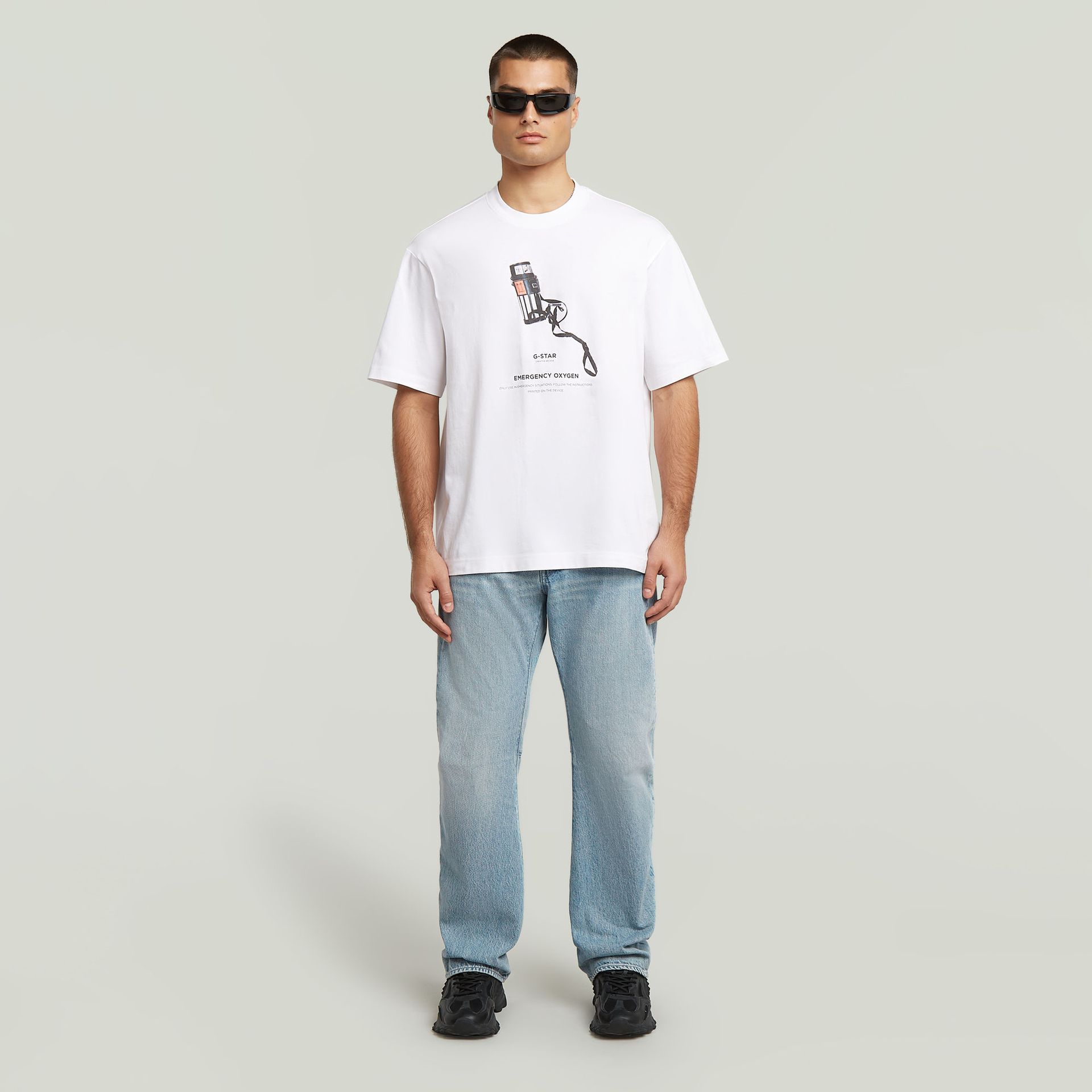 G-star Raw Contor 3D Regular H466 sun faded pacific blue 2900159712367