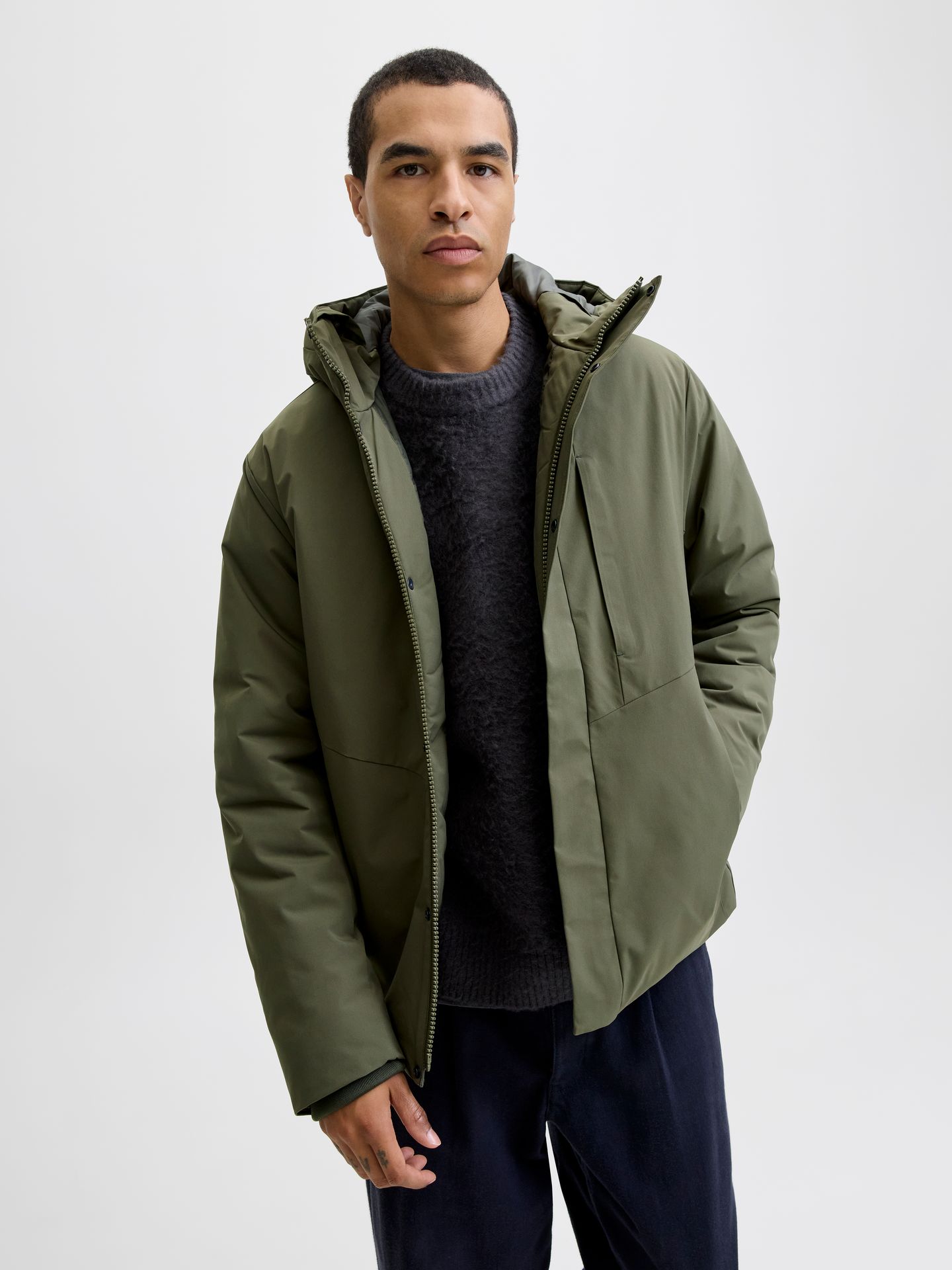 Jack & Jones JJEKEEN JACKET AW25 SN Grape Leaf 2900159729037
