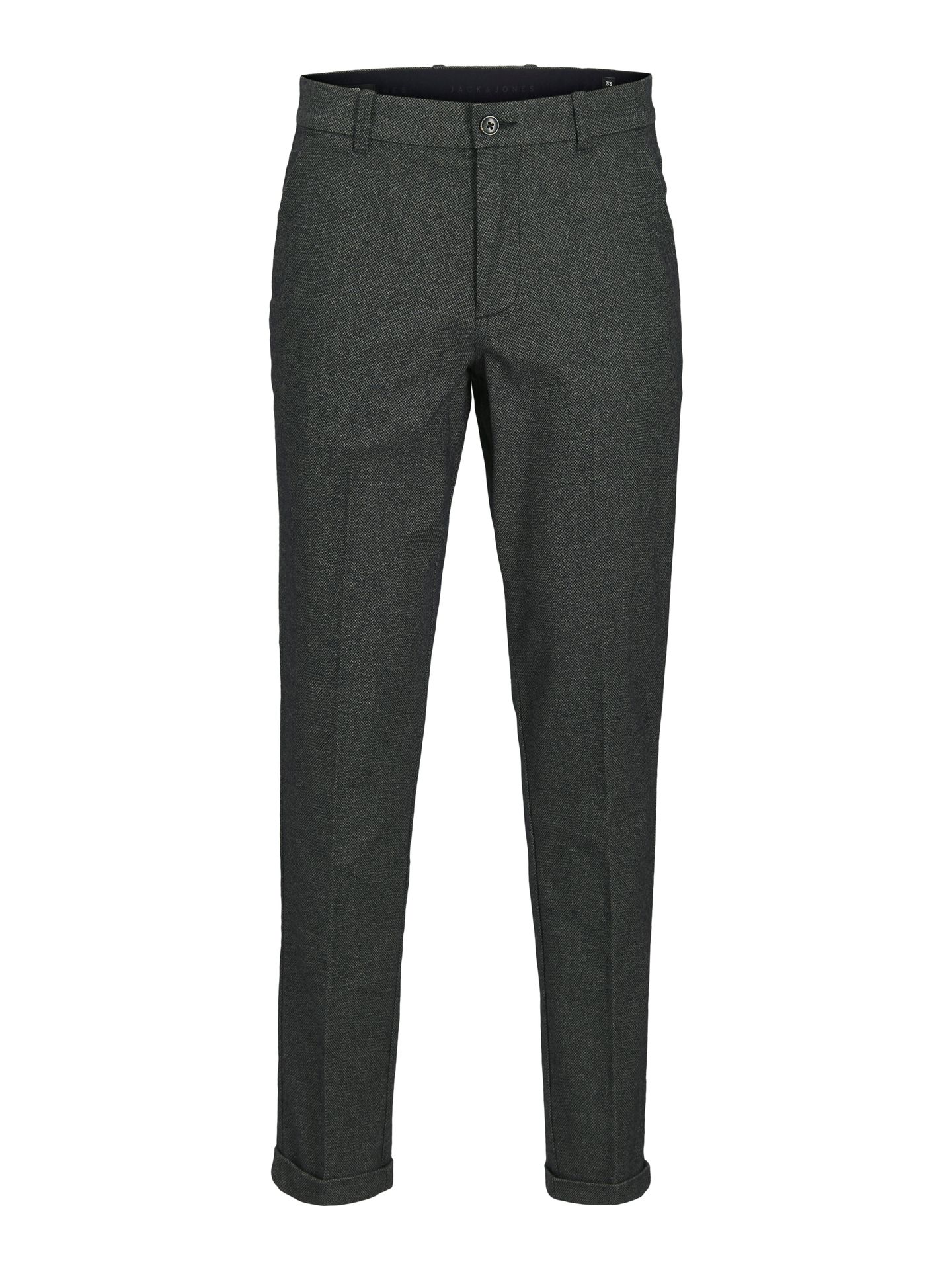 Jack & Jones JPSTACE HENRY CHINO SN Grey Melange/HERRINGBONE 00114925-EKA26011400003092
