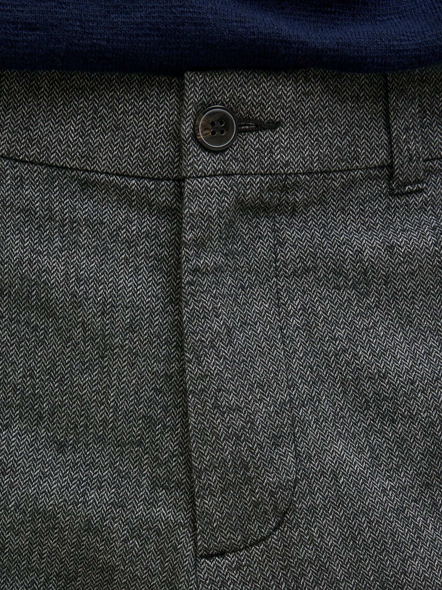 Jack & Jones JPSTACE HENRY CHINO SN Grey Melange/HERRINGBONE 2900159728153 Jack & Jones JPSTACE HENRY CHINO SN Grey Melange/HERRINGBONE 2900159728153