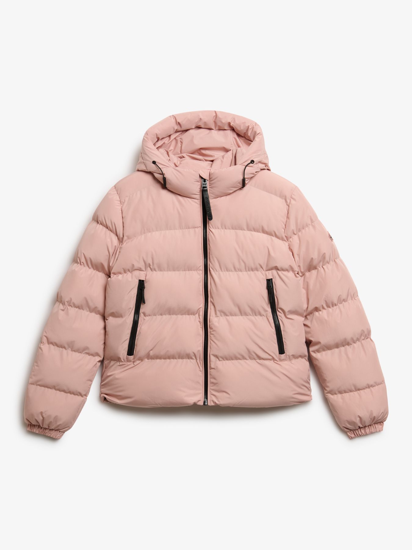 Superdry Hooded sports puffer jacket Vintage Blush 2900159732037