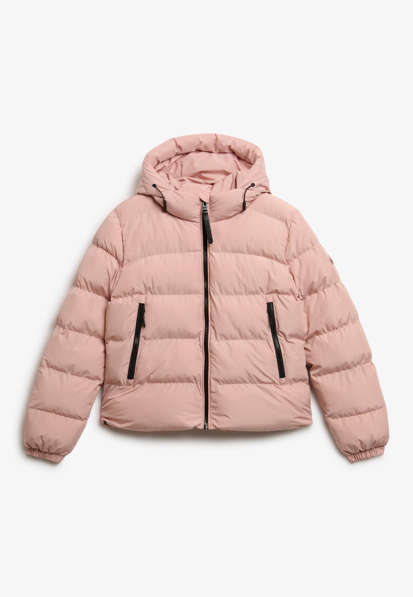 Superdry Hooded sports puffer jacket Vintage Blush 2900159732075