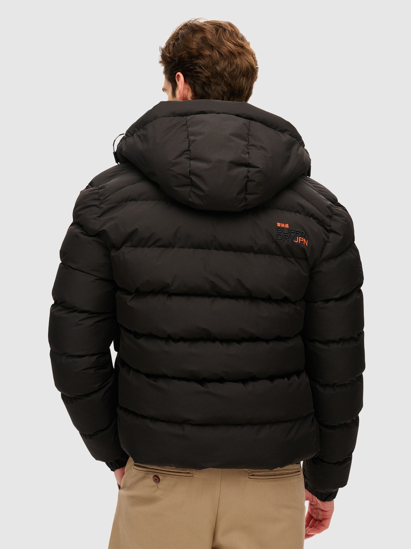 Superdry Hooded sports puffer jacket black/black 2900159737094