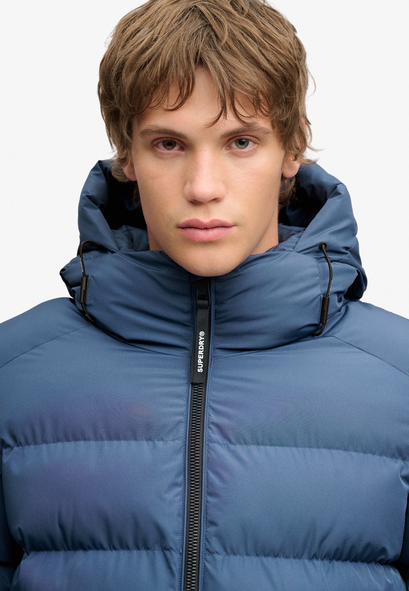 Superdry Hooded sports puffer jacket l5n Altitude Blue 2900168838065